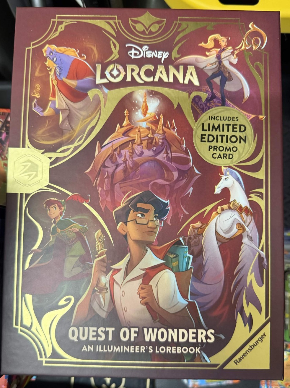 Disney Lorcana D23 2026 Quest Of Wonders Illumineers Lorebook BOOK ONLY Disney Lorcana D23 2026 Quest Of Wonders Illumineers Lorebook BOOK ONLY