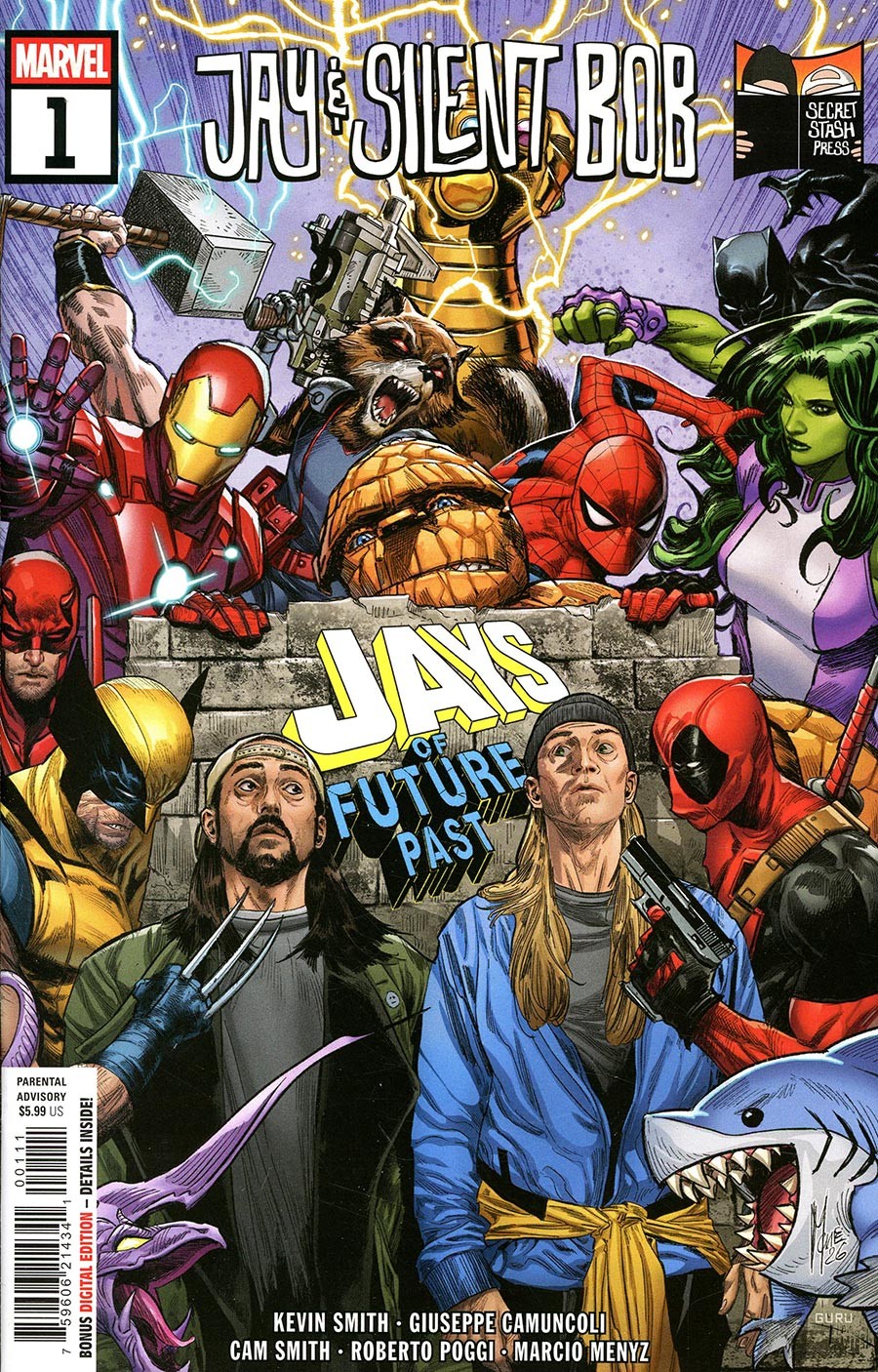 Jay And Silent Bob: Jays of Future Past #1 VF/NM; Marvel | 1st Print Kevin Smith Jay And Silent Bob: Jays of Future Past #1 VF/NM; Marvel | 1st Print Kevin Smith