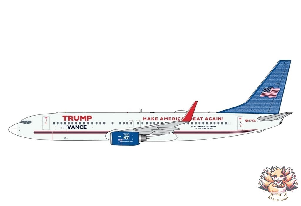 1/400 737-800 Trump-Vance Campaign N917XA