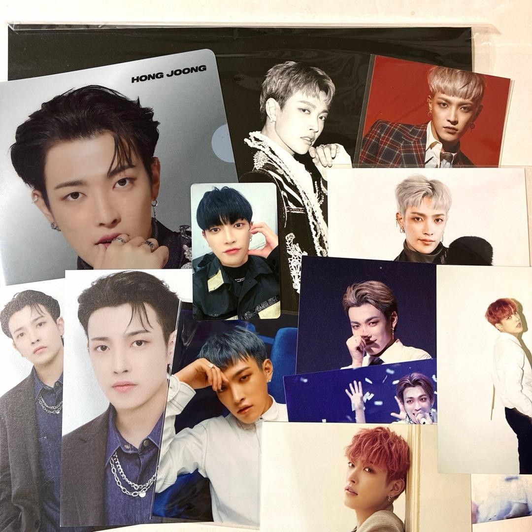 ATEEZ HONG JOONG Photo Card Postcard Set Bundle ATEEZ HONG JOONG Photo Card Postcard Set Bundle