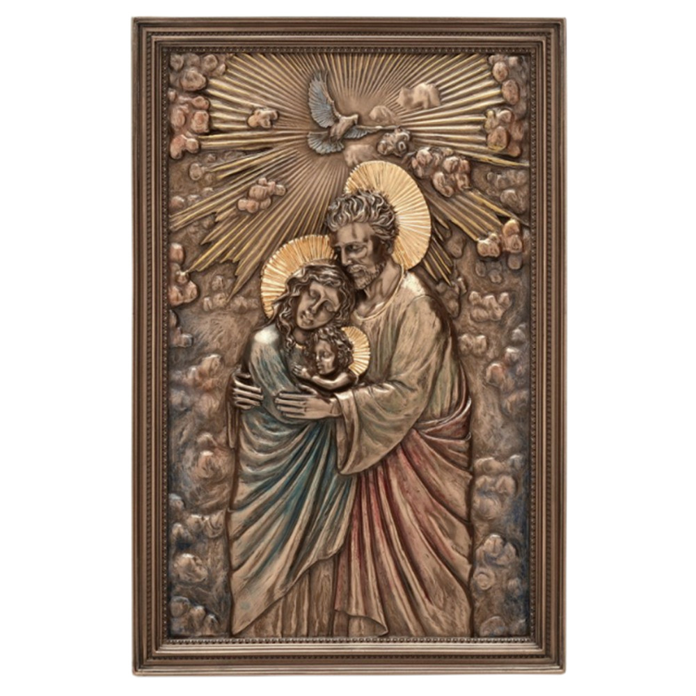 Sculpture Icon of the Holy Family in the Arms of Veronese WU78404A42