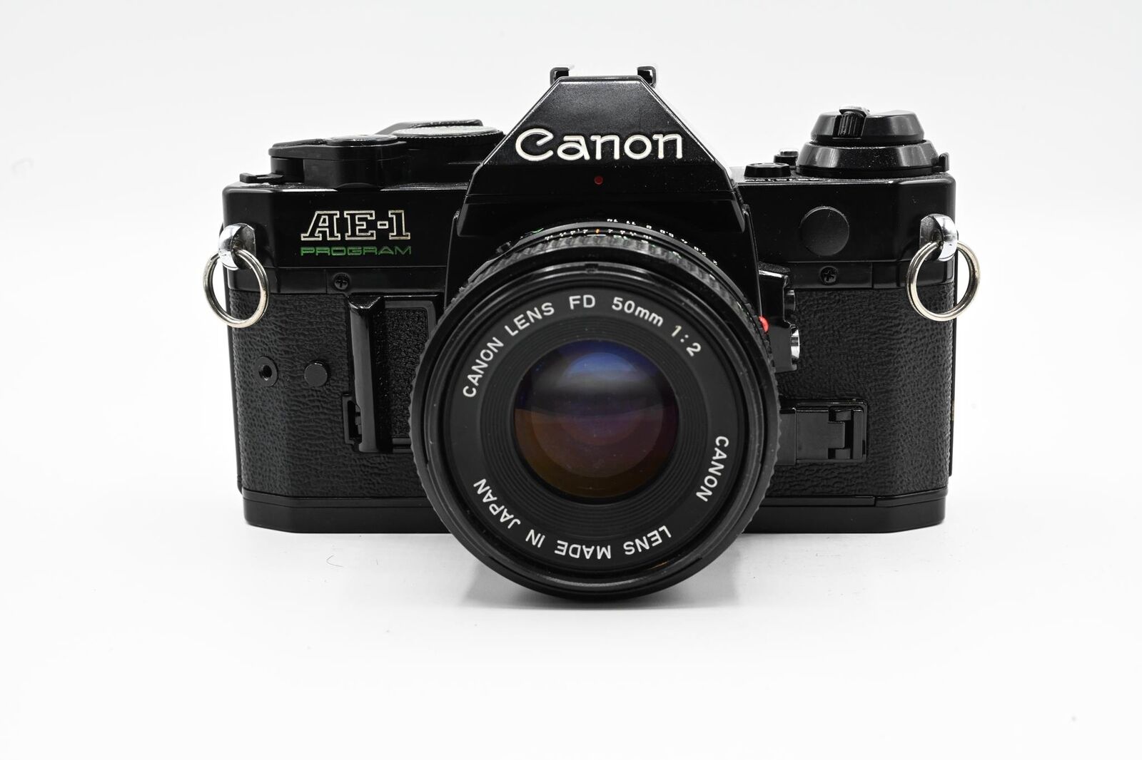 Black Canon AE-1 Program SLR Camera+50mm Lens - Rare Beauty  Tested Fast Ship