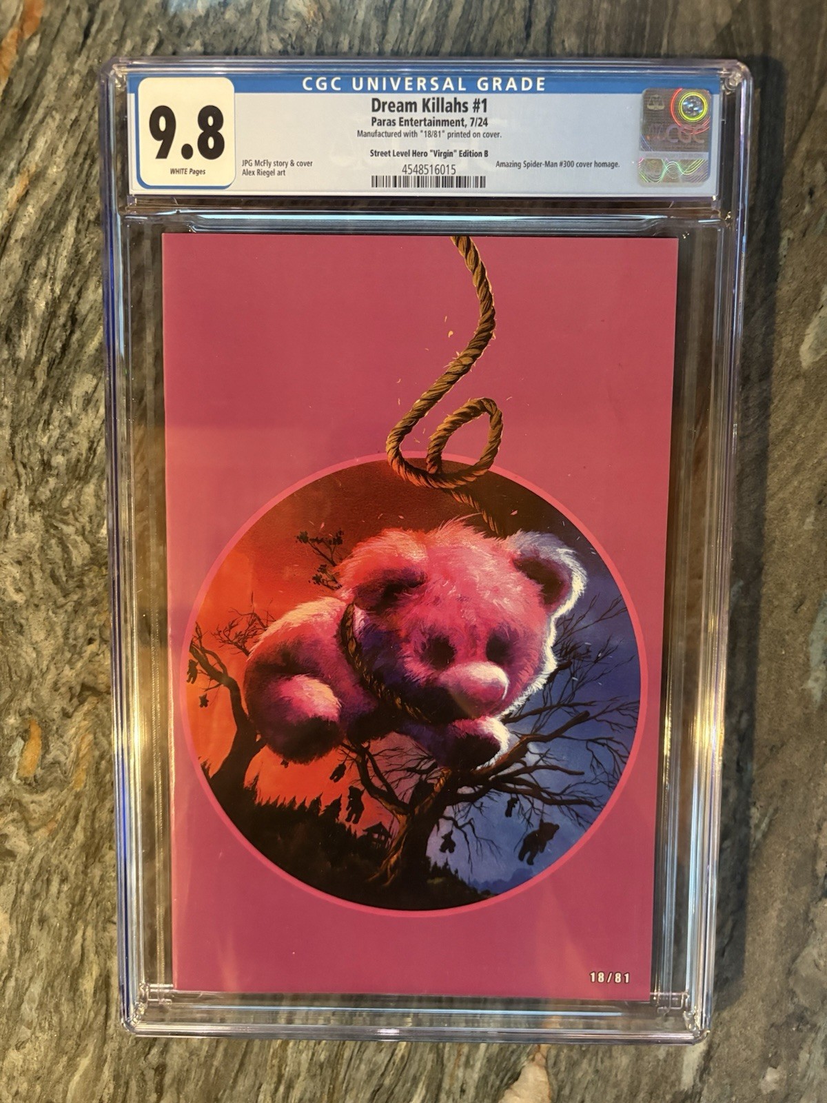 Dream Killahs #1 CGC 9.8 Paras Entertainment Virgin 18/81 ASM 300 Homage Dream Killahs #1 CGC 9.8 Paras Entertainment Virgin 18/81 ASM 300 Homage