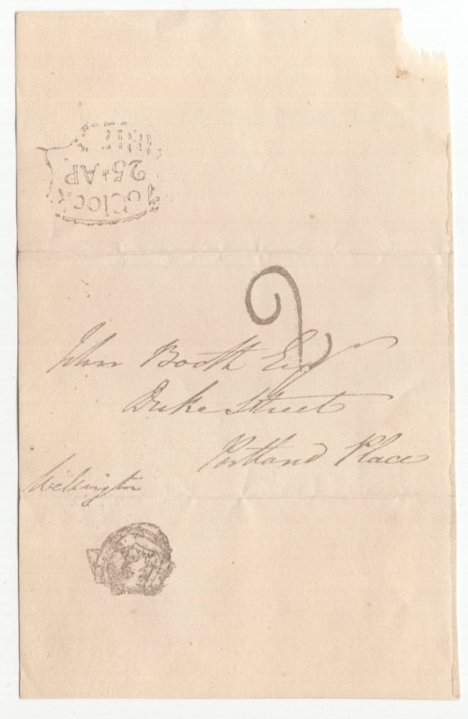 Arthur Wellesley, 1st Duke of Wellington Signed Free Front / Autographed Arthur Wellesley, 1st Duke of Wellington Signed Free Front / Autographed