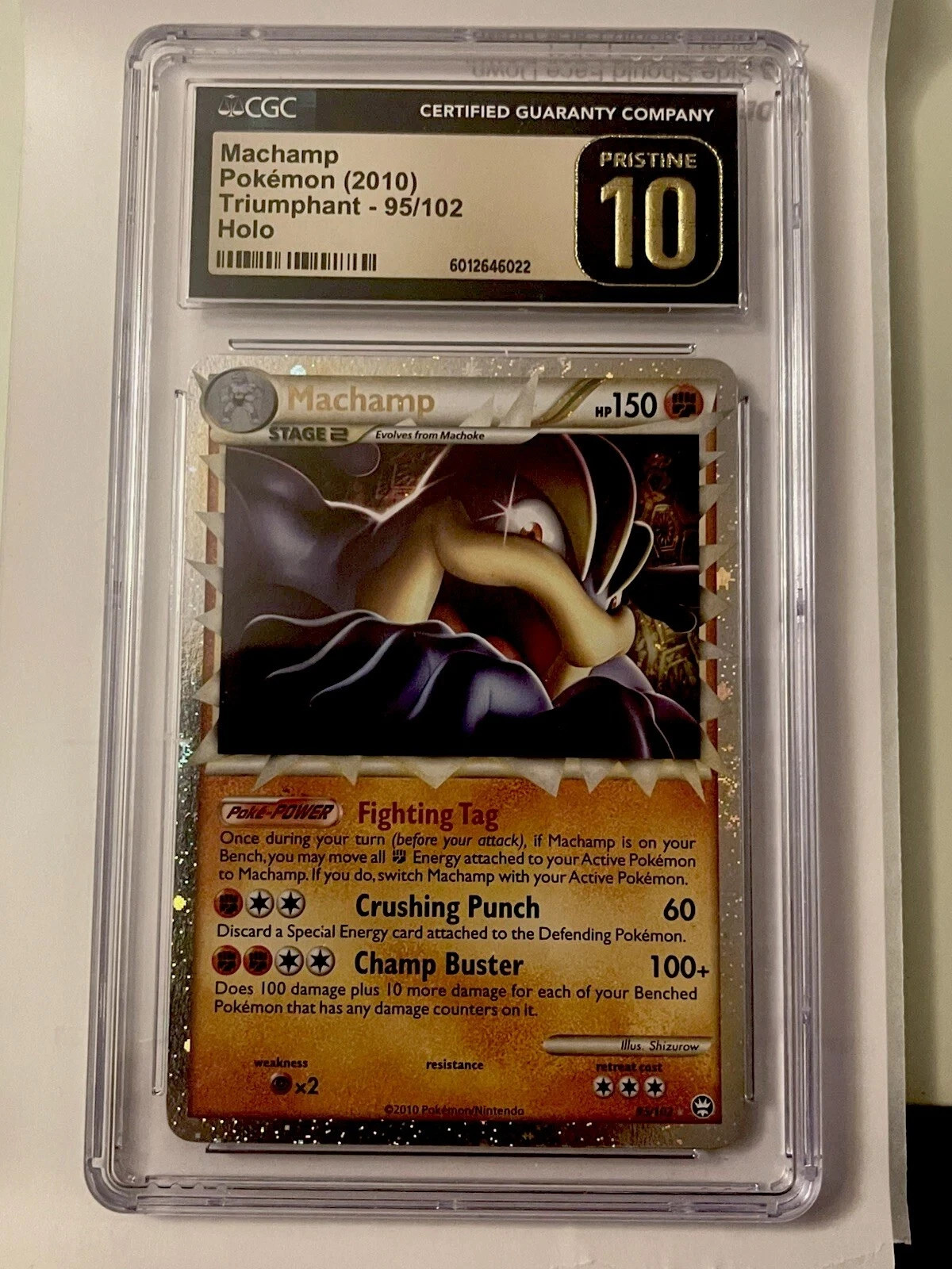 Pop 2 | CGC Pristine 10 | Triumphant Machamp | Undaunted Holo | Pokemon TCG Pop 2 | CGC Pristine 10 | Triumphant Machamp | Undaunted Holo | Pokemon TCG