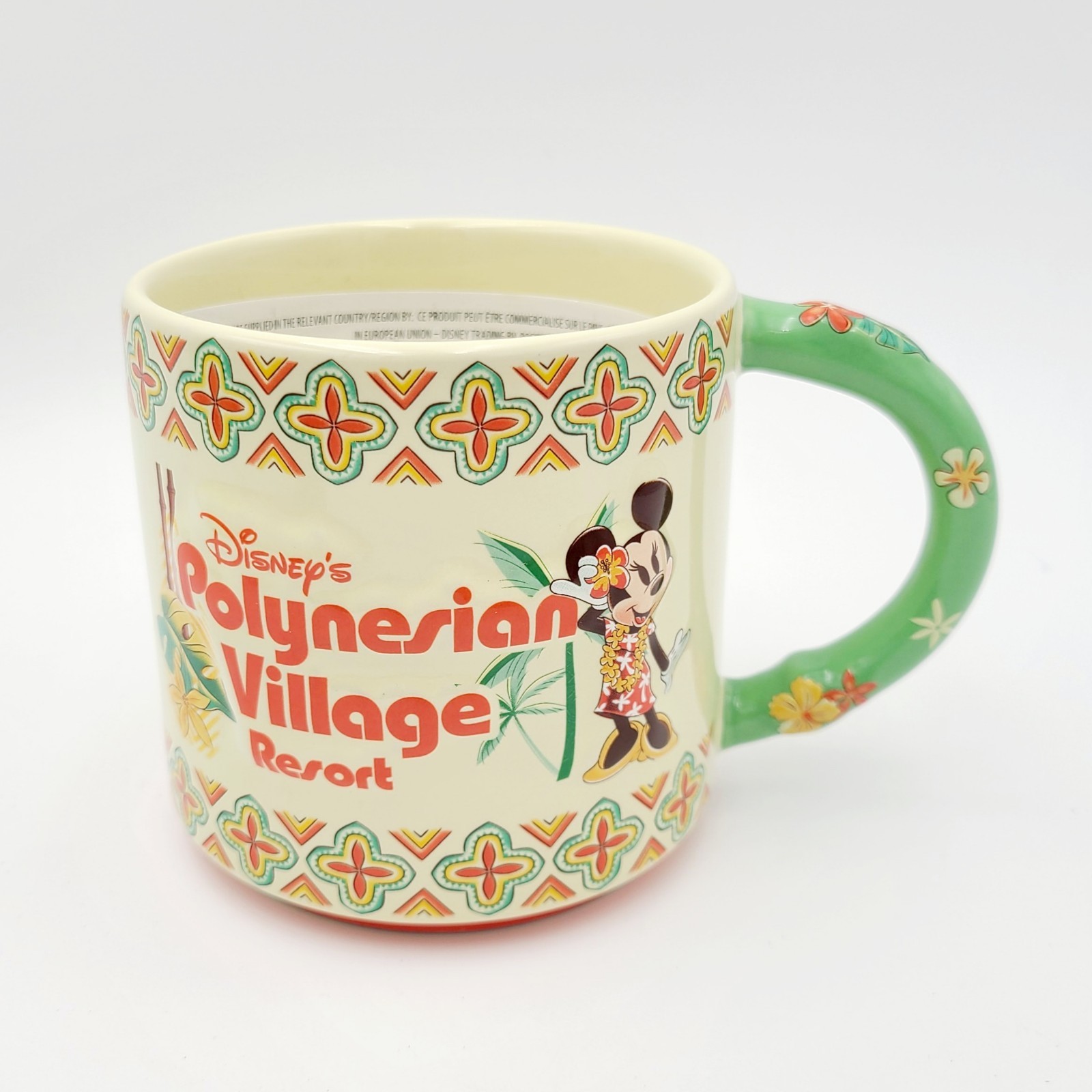 2025 Disney Parks Polynesian Village Resort Minnie Mouse Aloha Tiki Mug Cup 16oz