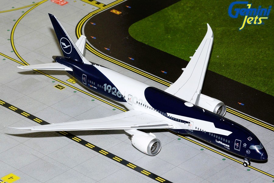 Gemini Jets G2DLH1483 Lufthansa Boeing 787-9 100 Yrs D-ABPU Diecast 1/200 Model