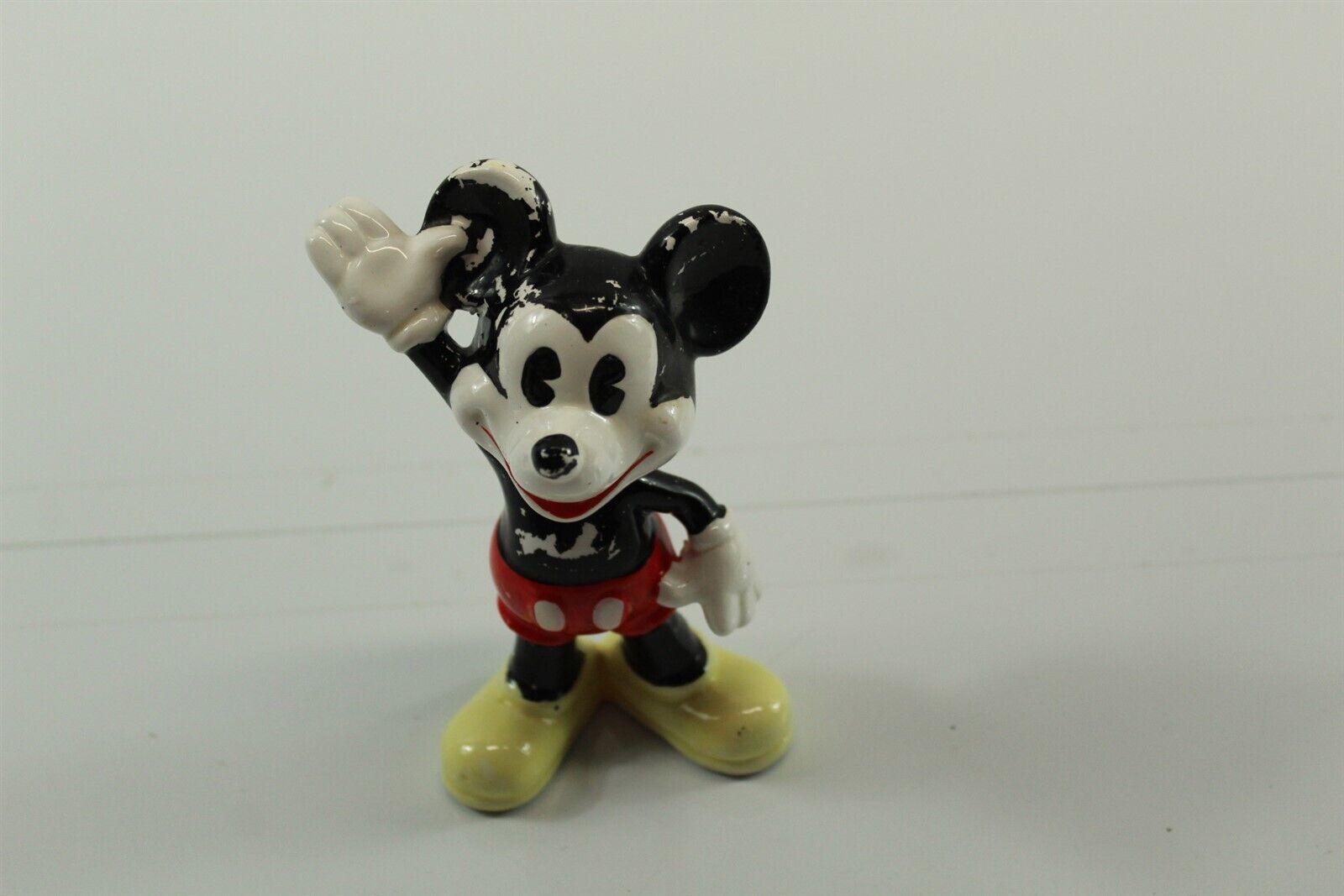 Vintage Mickey Mouse Porcelain Figurine 4-7/8