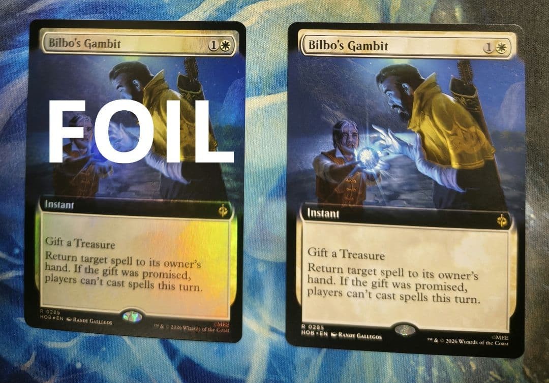 MTG Bilbo's Operation: Bilbo's Gambit HOB Extended English Edition 2 cards #9df0 MTG Bilbo's Operation: Bilbo's Gambit HOB Extended English Edition 2 cards #9df0