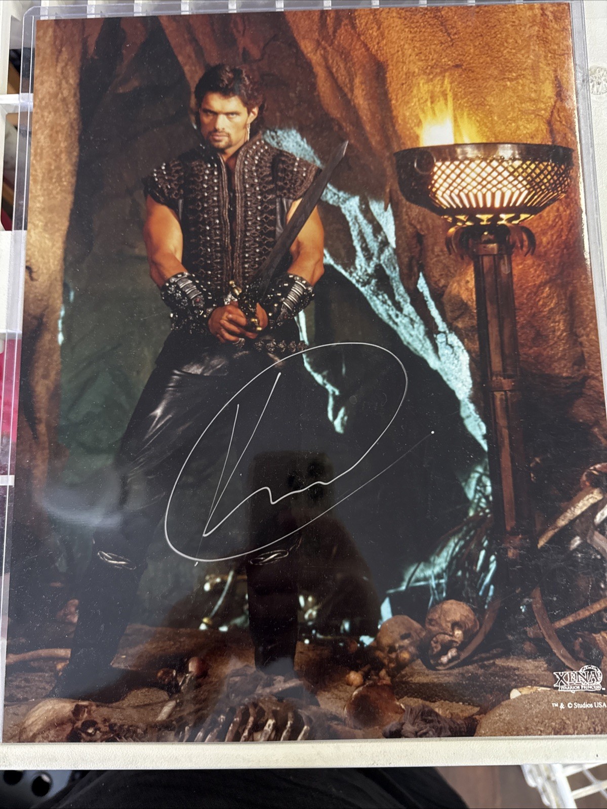 Rare Xena Warrior Princess Sign Autograph 14” X10” Glossy Photo Kevin Smith Ares Rare Xena Warrior Princess Sign Autograph 14” X10” Glossy Photo Kevin Smith Ares