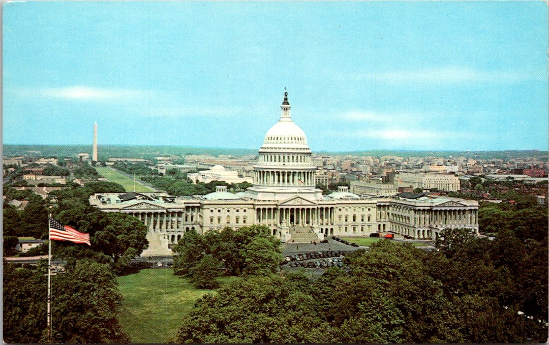 Postcard US Capitol Building Washington DC Capitol Hill Mall Washington Monument Postcard US Capitol Building Washington DC Capitol Hill Mall Washington Monument