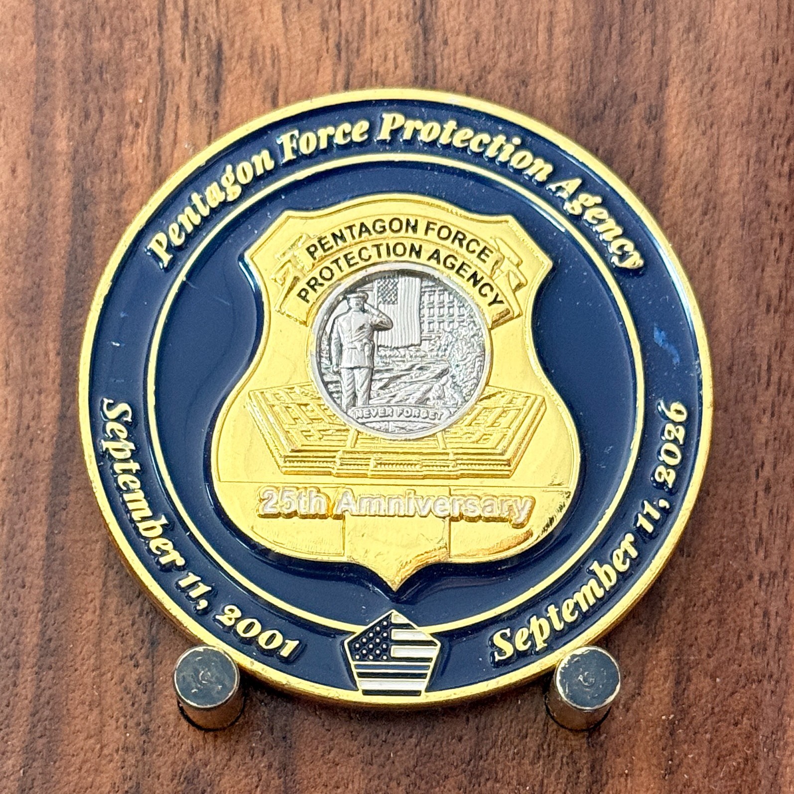 Pentagon Force Protection Agency 9‑11 25th Anniversary Challenge Coin M#20 Pentagon Force Protection Agency 9‑11 25th Anniversary Challenge Coin M#20