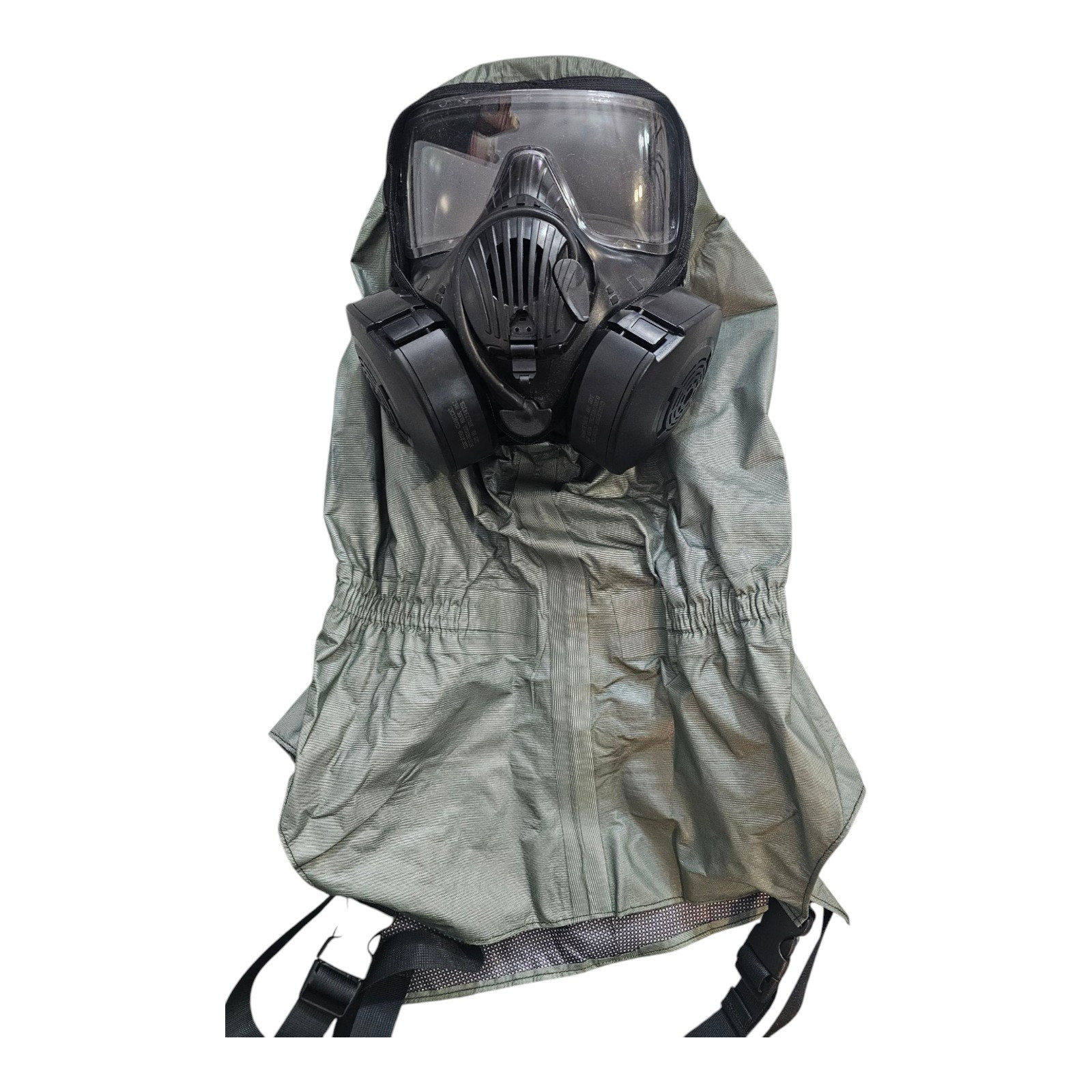 AVON M50/M51/C50 Large gas mask hood/ protective hood assembly. New NIP AVON M50/M51/C50 Large gas mask hood/ protective hood assembly. New NIP