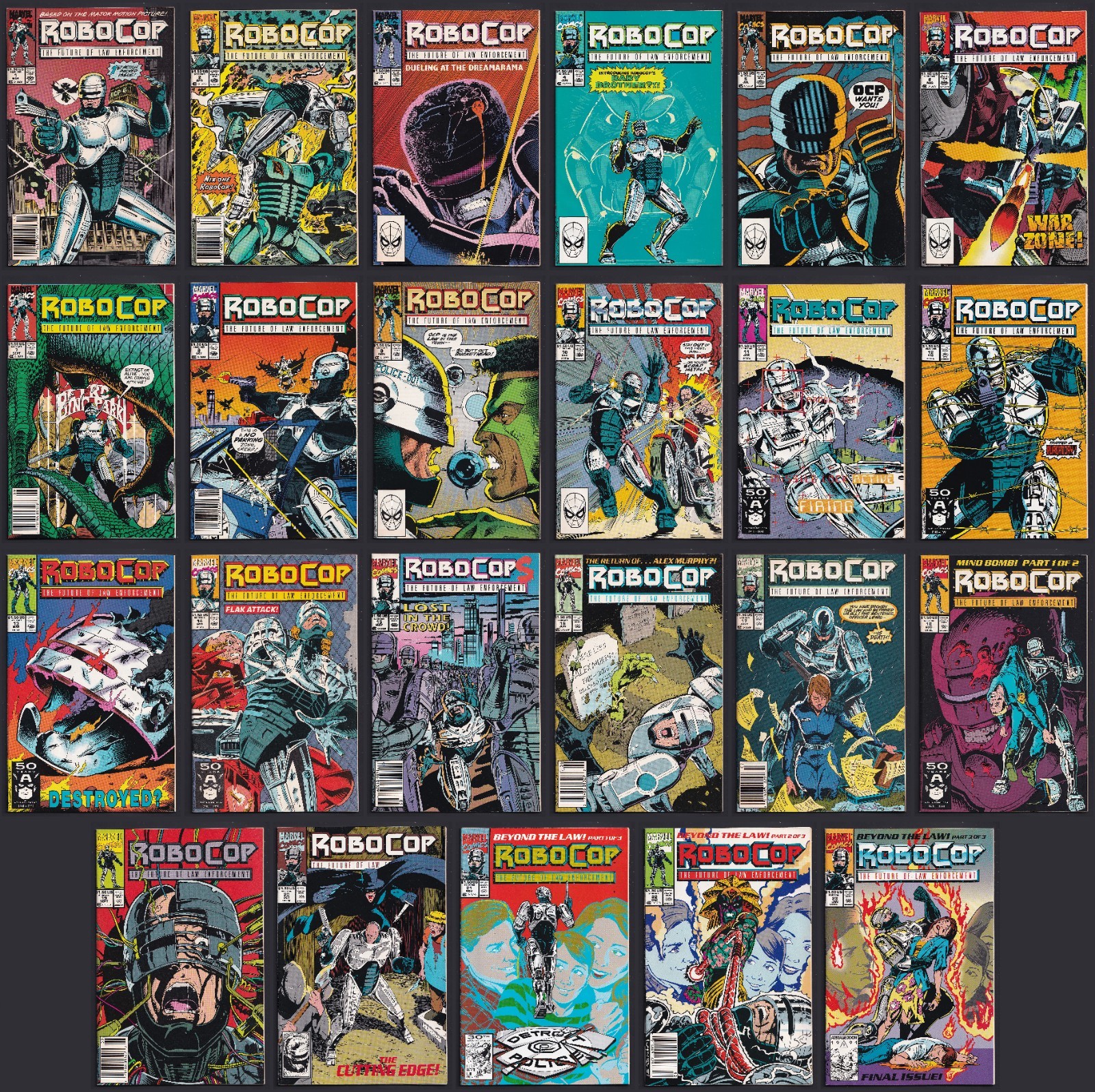 Robocop The Future of Law Enforcement #1-23 (Marvel 199) Complete Series