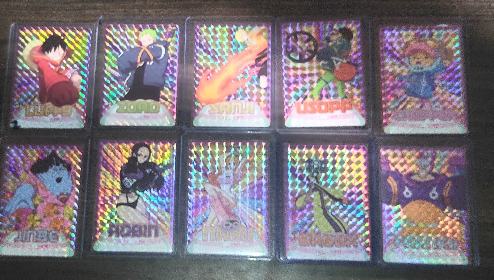 Rare Set Hits One Piece Lot Of 10 Holo Sticker Cards Featuring Straw Hat Crew Rare Set Hits One Piece Lot Of 10 Holo Sticker Cards Featuring Straw Hat Crew