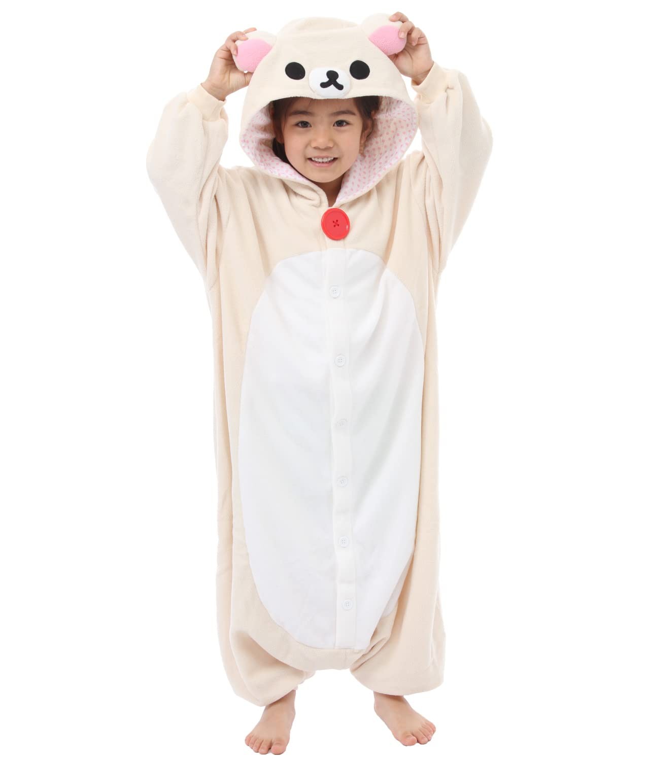 SAZAC character fleece kigurumi Ko Rilakkuma child 130cm