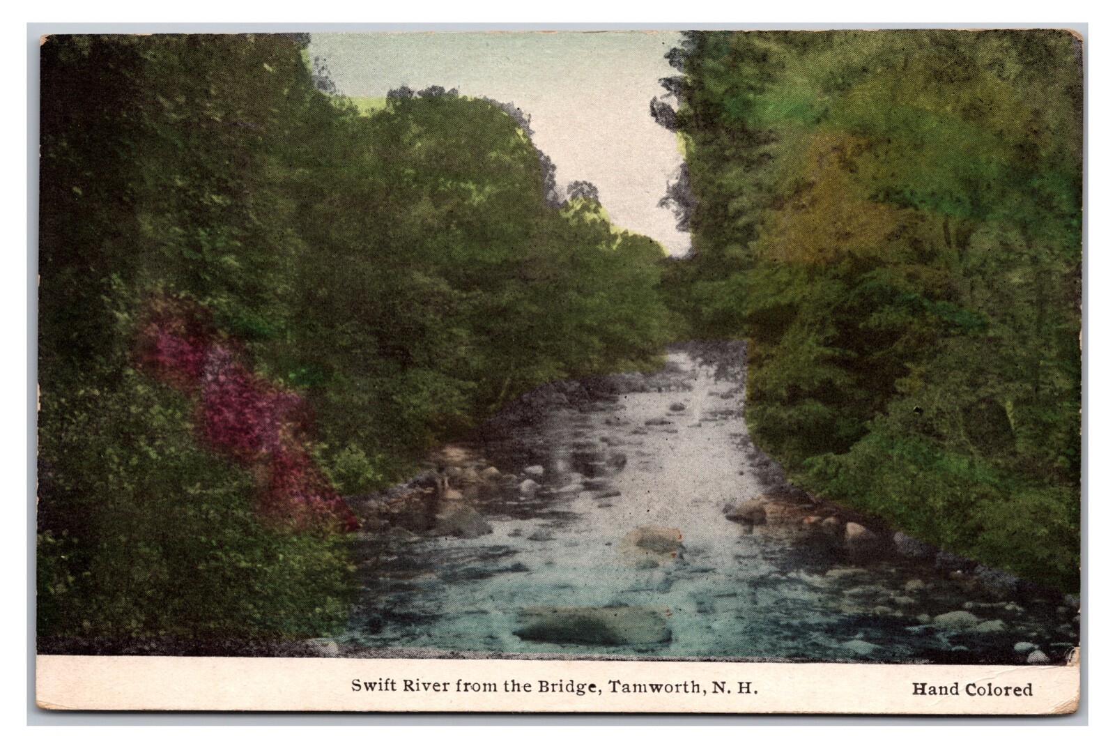 Early 1900s- Swift River From Bridge, Tamworth, New Hampshire Postcard Early 1900s- Swift River From Bridge, Tamworth, New Hampshire Postcard