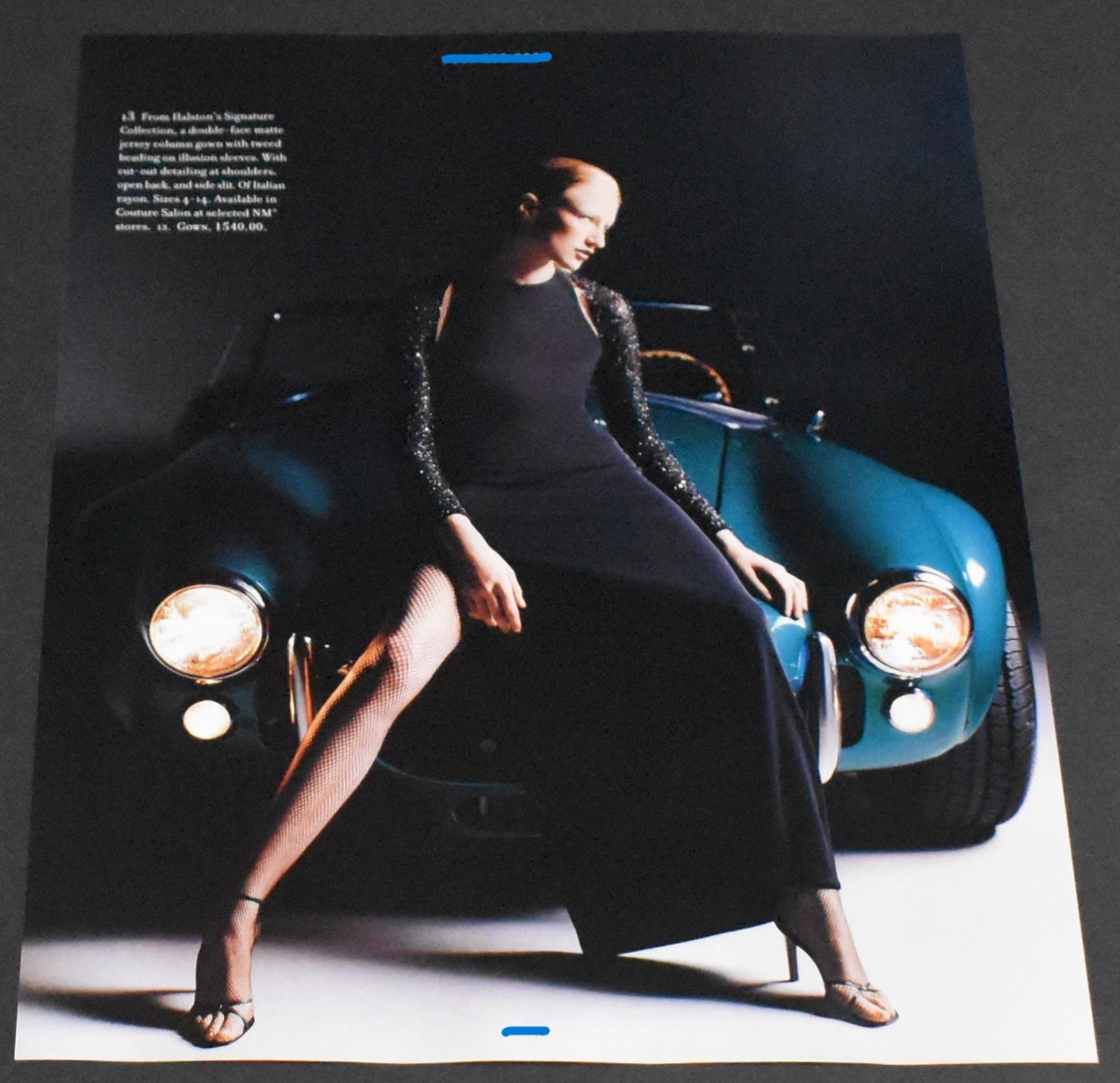 1997 Print Ad Fashion Lady Legs Heels Blonde Gorgeous Dress Fishnet Pantyhose HL 1997 Print Ad Fashion Lady Legs Heels Blonde Gorgeous Dress Fishnet Pantyhose HL