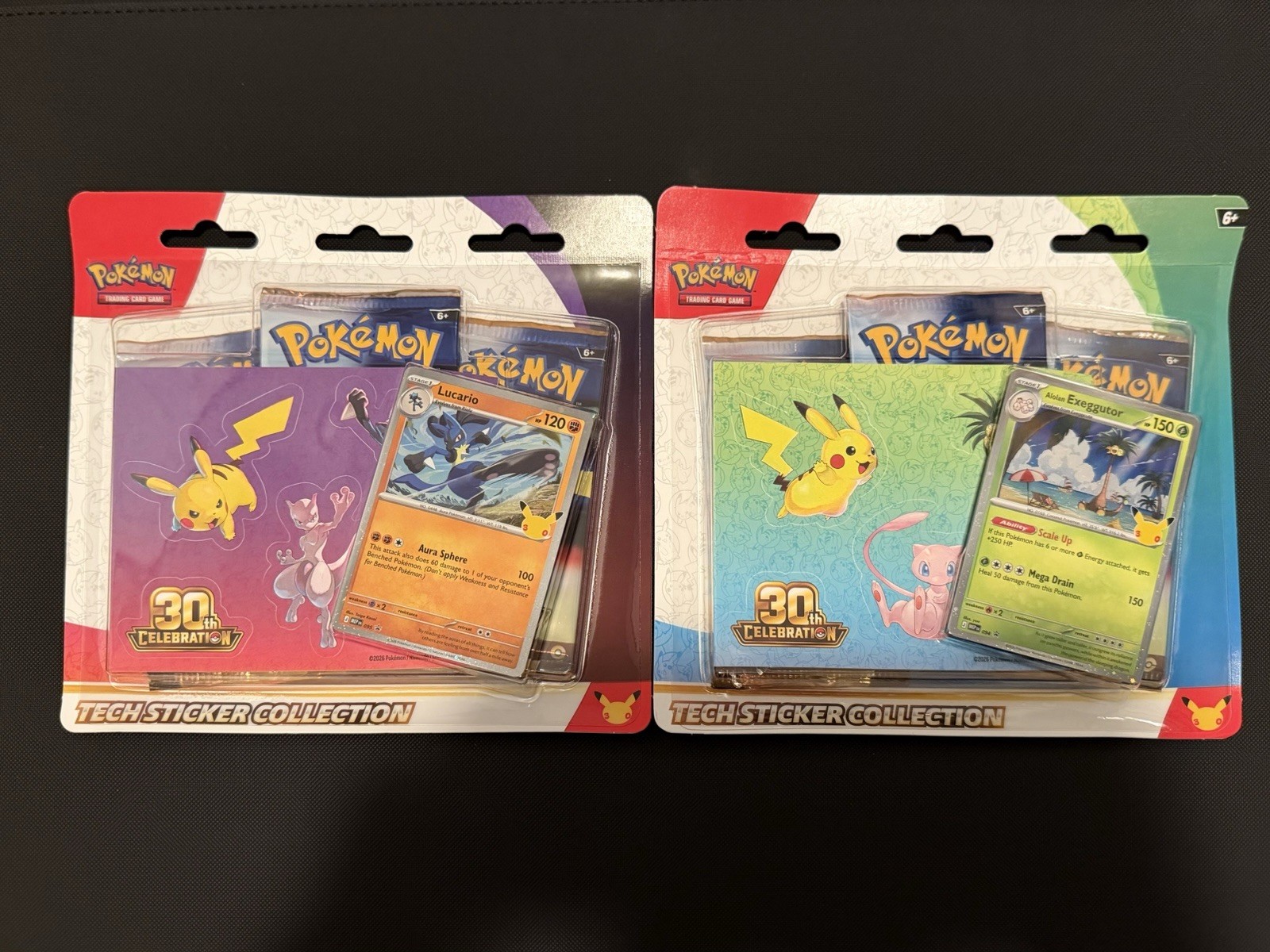 Pokemon 30th Celebration Tech Sticker Collection 2 Pack Pokemon 30th Celebration Tech Sticker Collection 2 Pack
