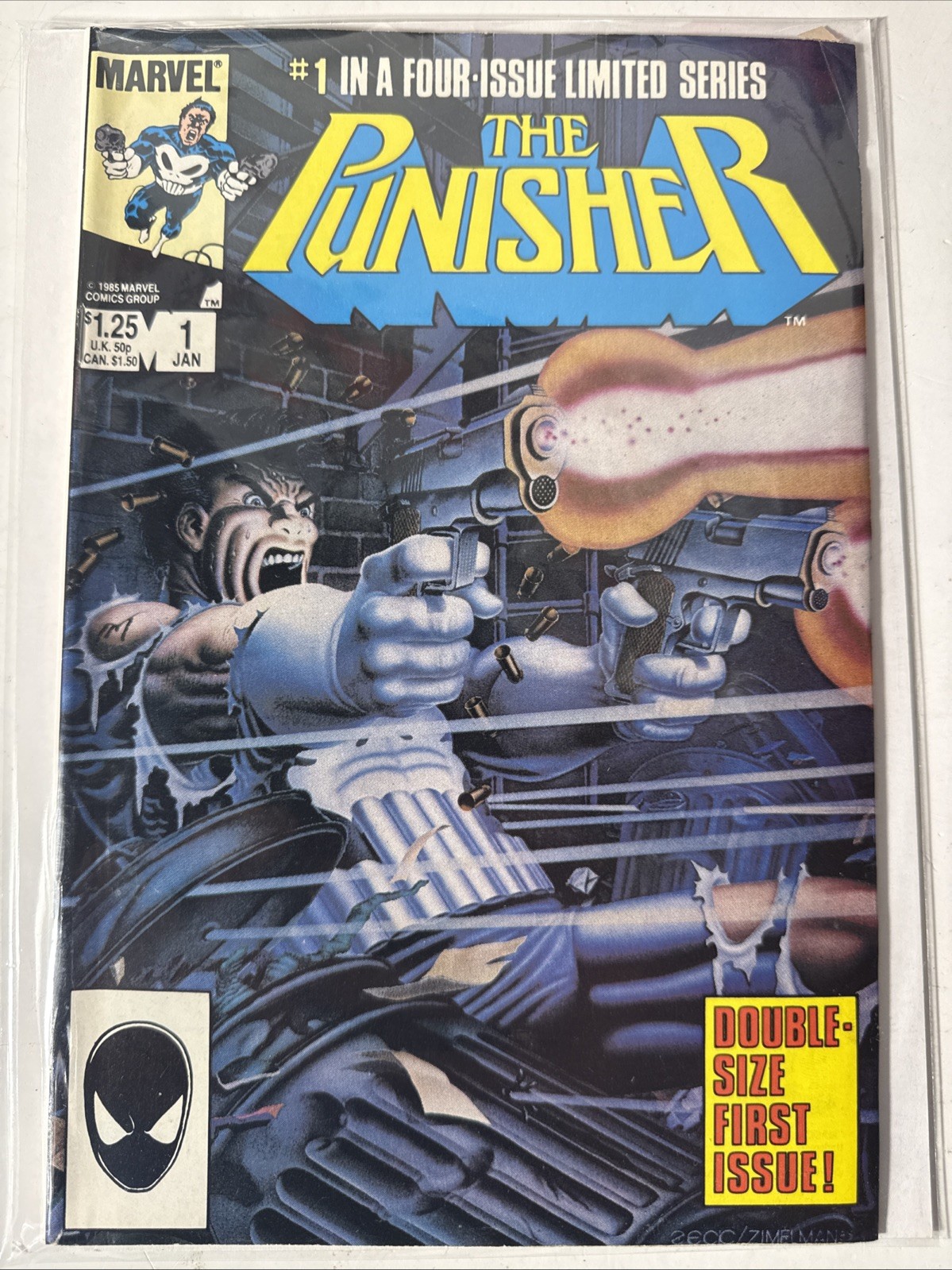 The Punisher Limited Series #1 1985 Double Sized Issue The Punisher Limited Series #1 1985 Double Sized Issue