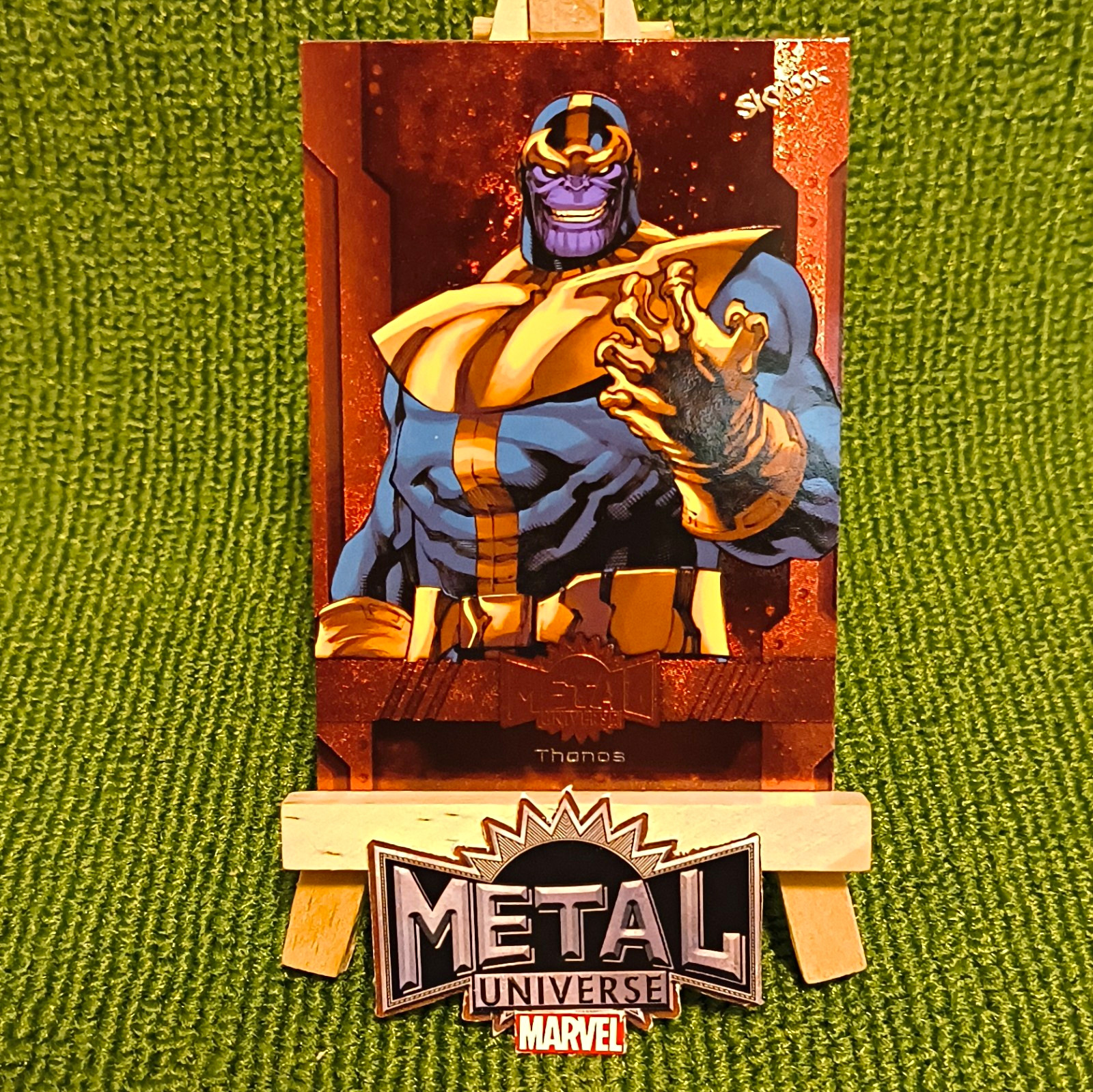 SkyBox 2023 Marvel Avengers Metal Universe Thanos Copper #46 SkyBox 2023 Marvel Avengers Metal Universe Thanos Copper #46