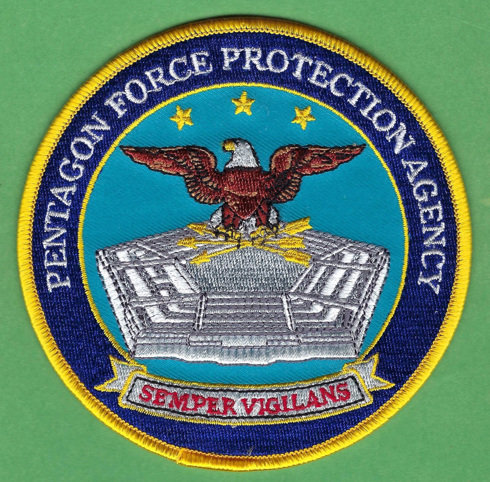PENTAGON FORCE PROTECTION AGENCY SHOULDER PATCH PENTAGON FORCE PROTECTION AGENCY SHOULDER PATCH