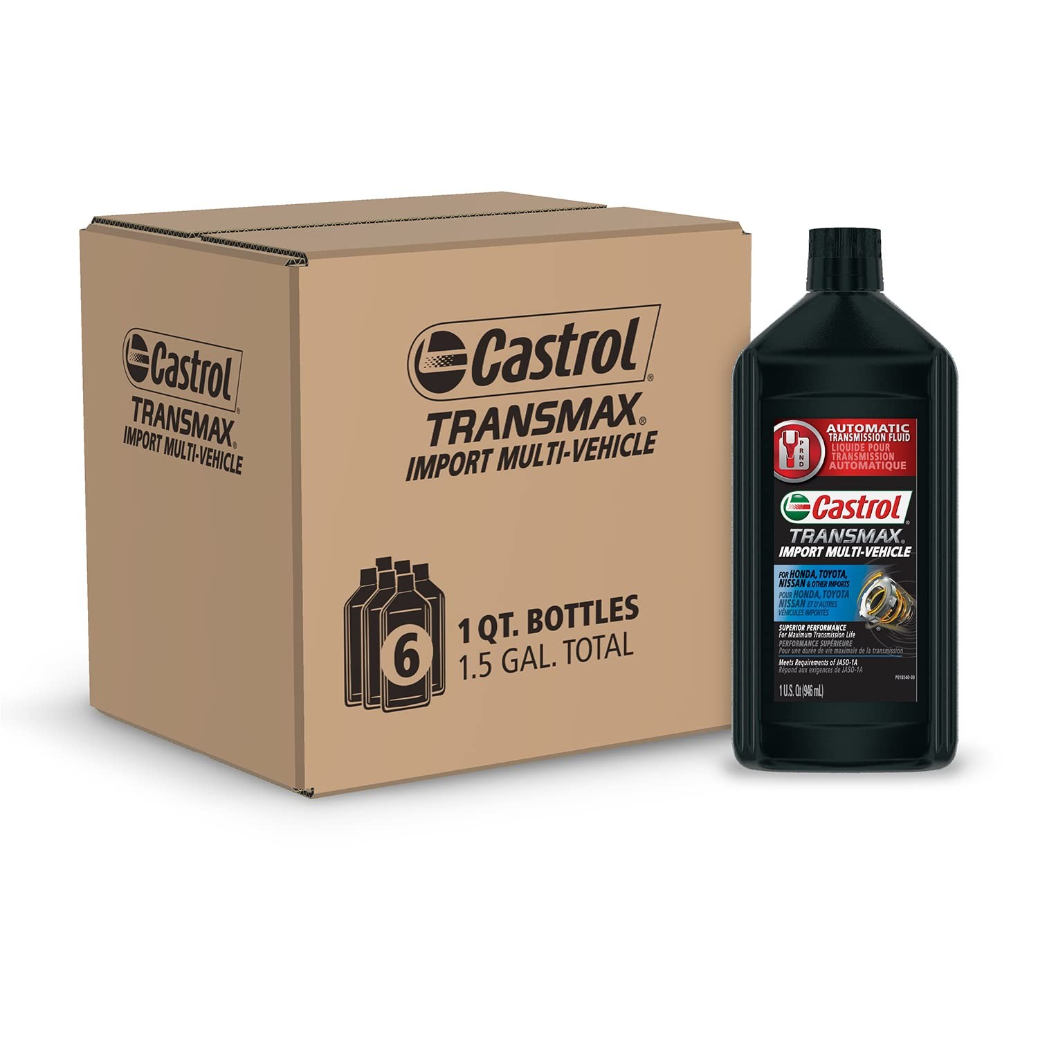 Castrol Transmax Automatic Transmission Fluid 1 Quart Import Multi-Vehicle