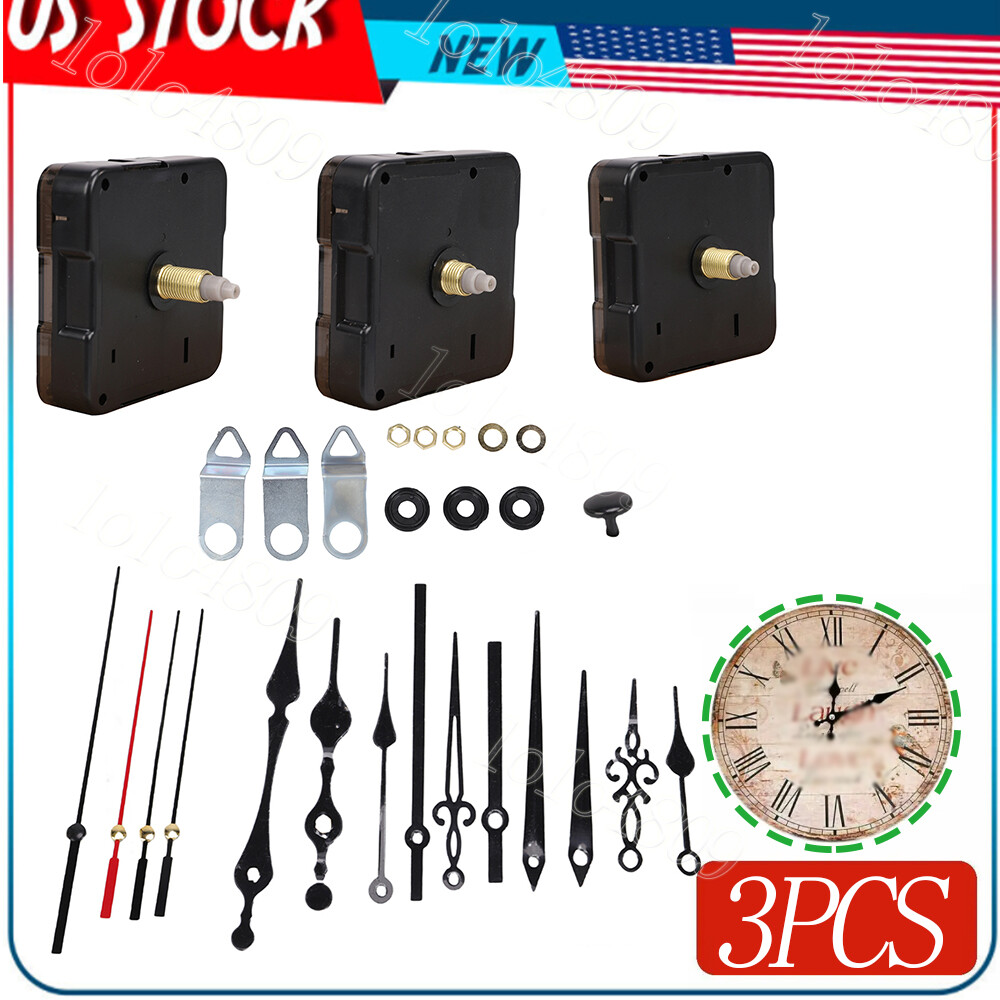 Replacement DIY Quartz Wall Clock Movement Mechanism Repair Tool Parts Kit Replacement DIY Quartz Wall Clock Movement Mechanism Repair Tool Parts Kit
