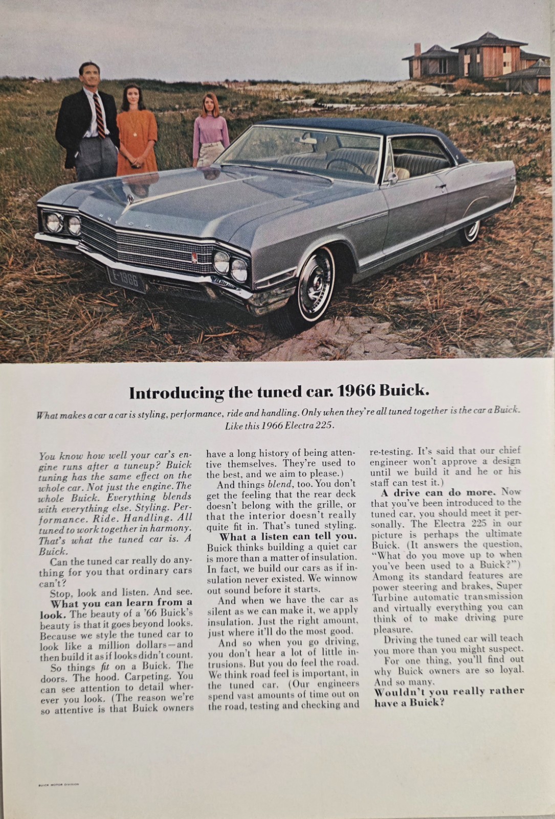 1965 Print Ad The 1966 Buick Electra 225 2-Door Car Styling,Performance,Ride 1965 Print Ad The 1966 Buick Electra 225 2-Door Car Styling,Performance,Ride