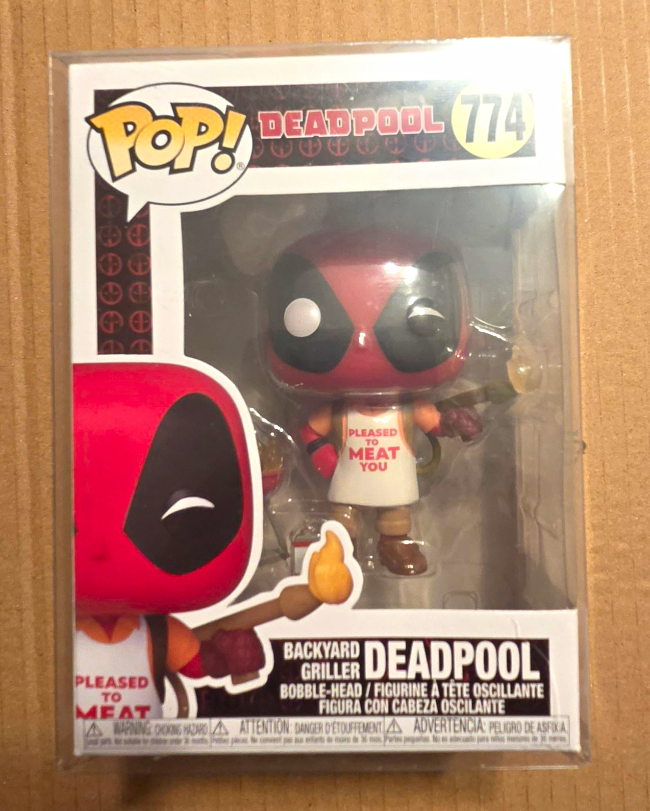 Funko Pop Marvel Deadpool Backyard Griller Bobblehead Vinyl Figure #774 Funko Pop Marvel Deadpool Backyard Griller Bobblehead Vinyl Figure #774