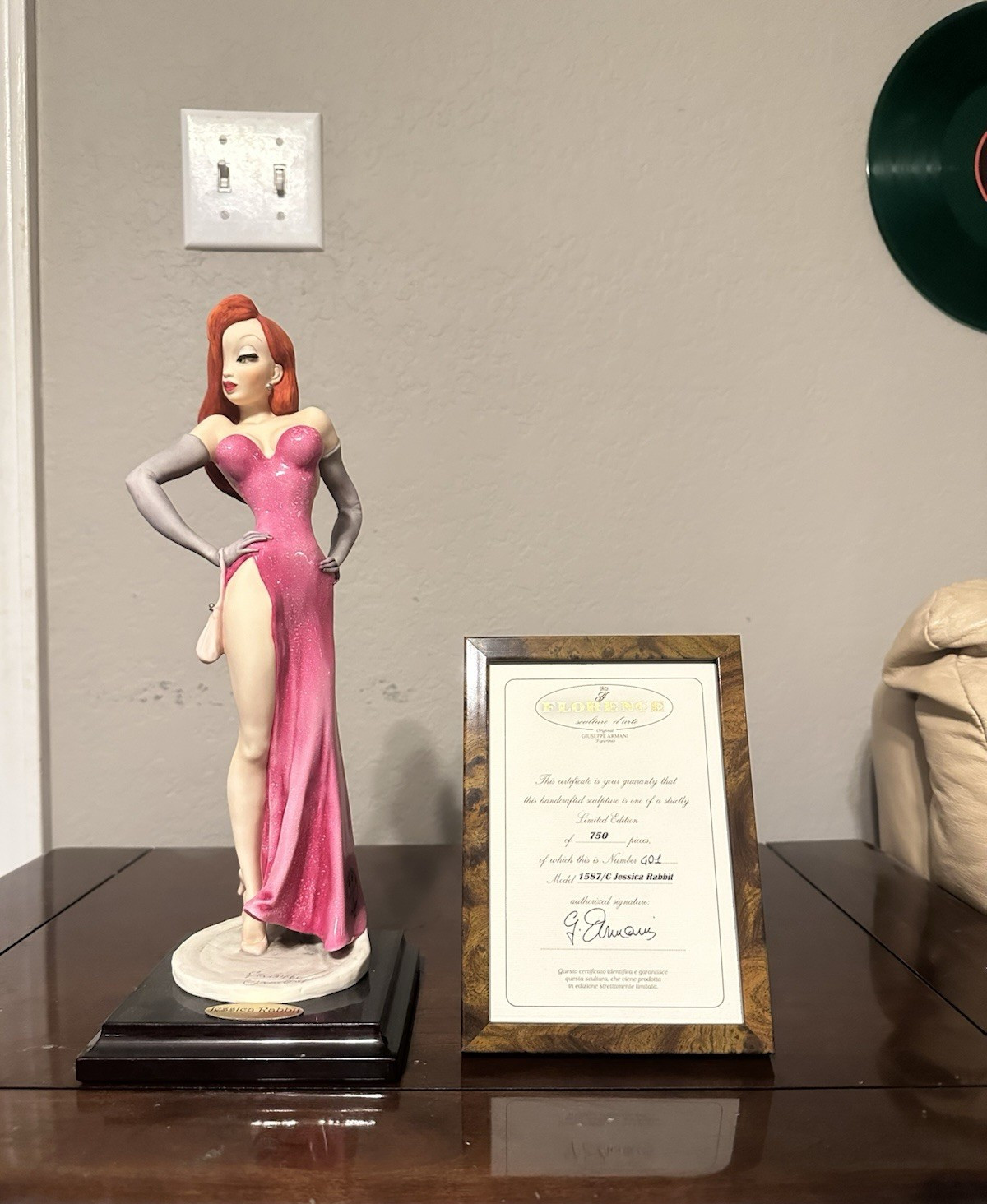 Florence Jessica Rabbit Disney Limited Edition Figurine Disneyana Mystery 2002 Florence Jessica Rabbit Disney Limited Edition Figurine Disneyana Mystery 2002