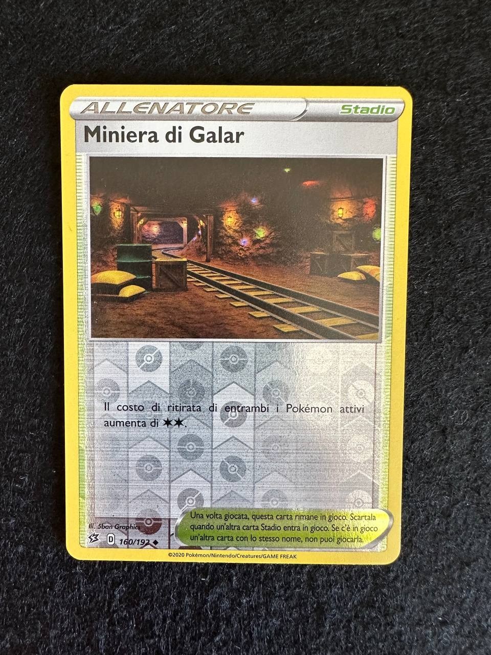 GALAR MINE 160/192 REVERSE HOLO REBEL ROAR SWORD AND SHIELD PAPER POKEMO GALAR MINE 160/192 REVERSE HOLO REBEL ROAR SWORD AND SHIELD PAPER POKEMO