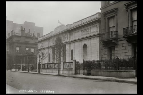 Photo:J.P. Morgan's Library,John Pierpont Morgan,exterior,1910-1915
