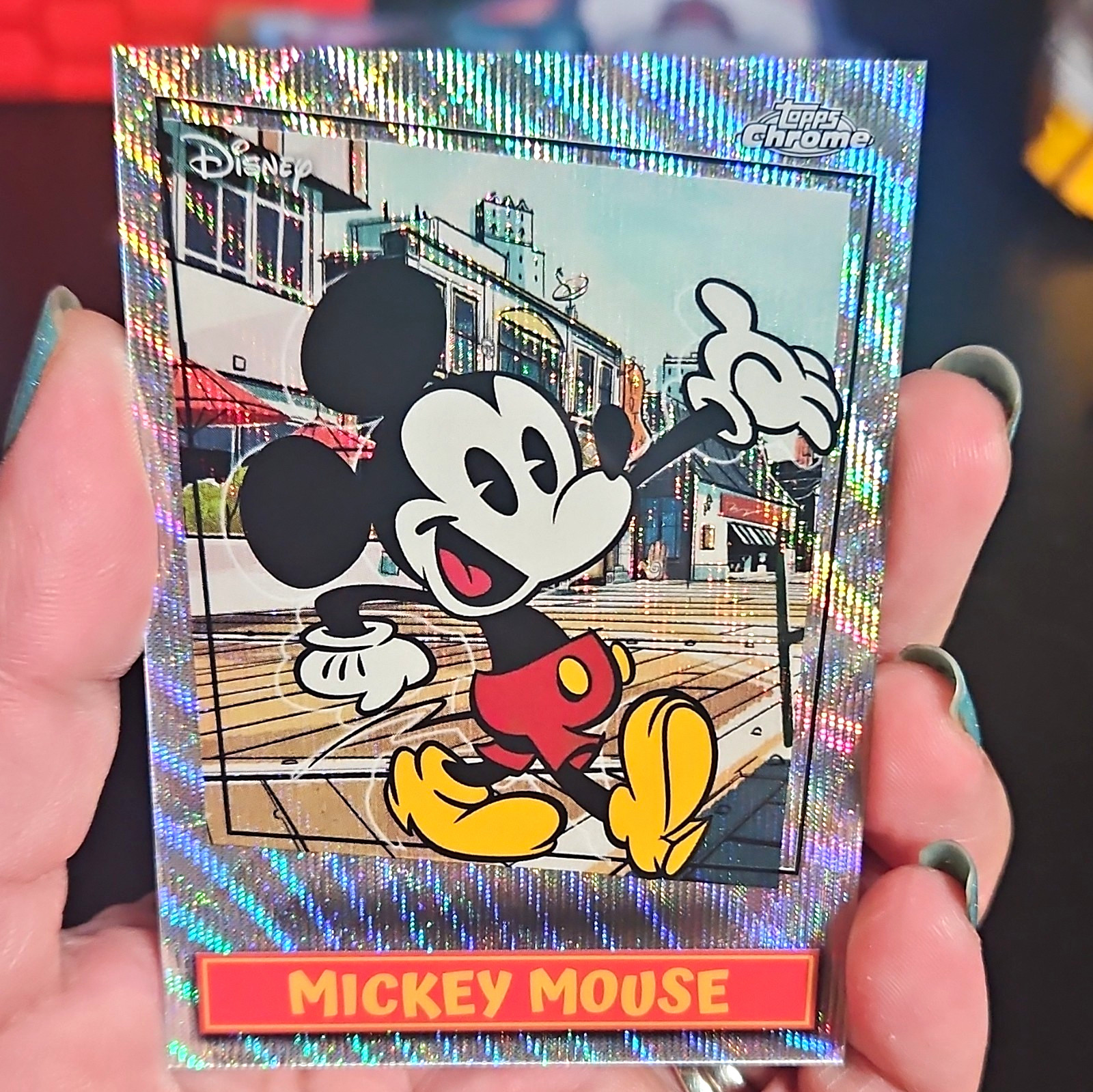 Topps 2026 Disney Mickey Mouse #MSSP-2 Topps Chrome Parallel Non-Sport Card Topps 2026 Disney Mickey Mouse #MSSP-2 Topps Chrome Parallel Non-Sport Card