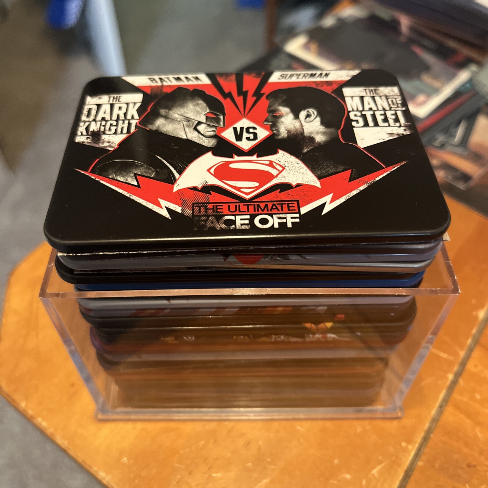 2016 DC Batman vs. Superman Magnetic Metal Card Complete Set (24 Magnet Cards) 2016 DC Batman vs. Superman Magnetic Metal Card Complete Set (24 Magnet Cards)