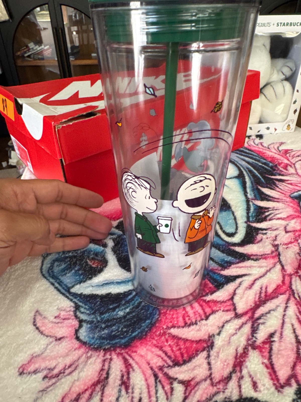 2026 Starbucks x Peanuts Snoopy 24oz. Clear Tumbler Cup with Pumpkin Straw Top 2026 Starbucks x Peanuts Snoopy 24oz. Clear Tumbler Cup with Pumpkin Straw Top