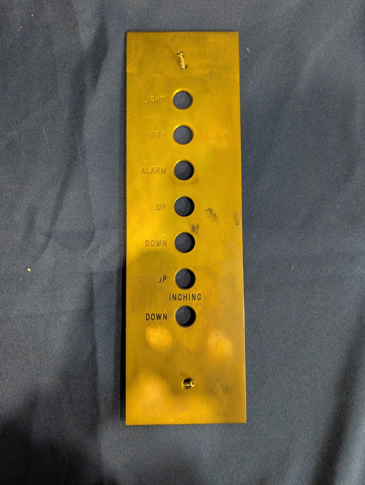 Antique Brass Elevator Panel Brass Lift Control Panel & Numbers Antique Brass Elevator Panel Brass Lift Control Panel & Numbers