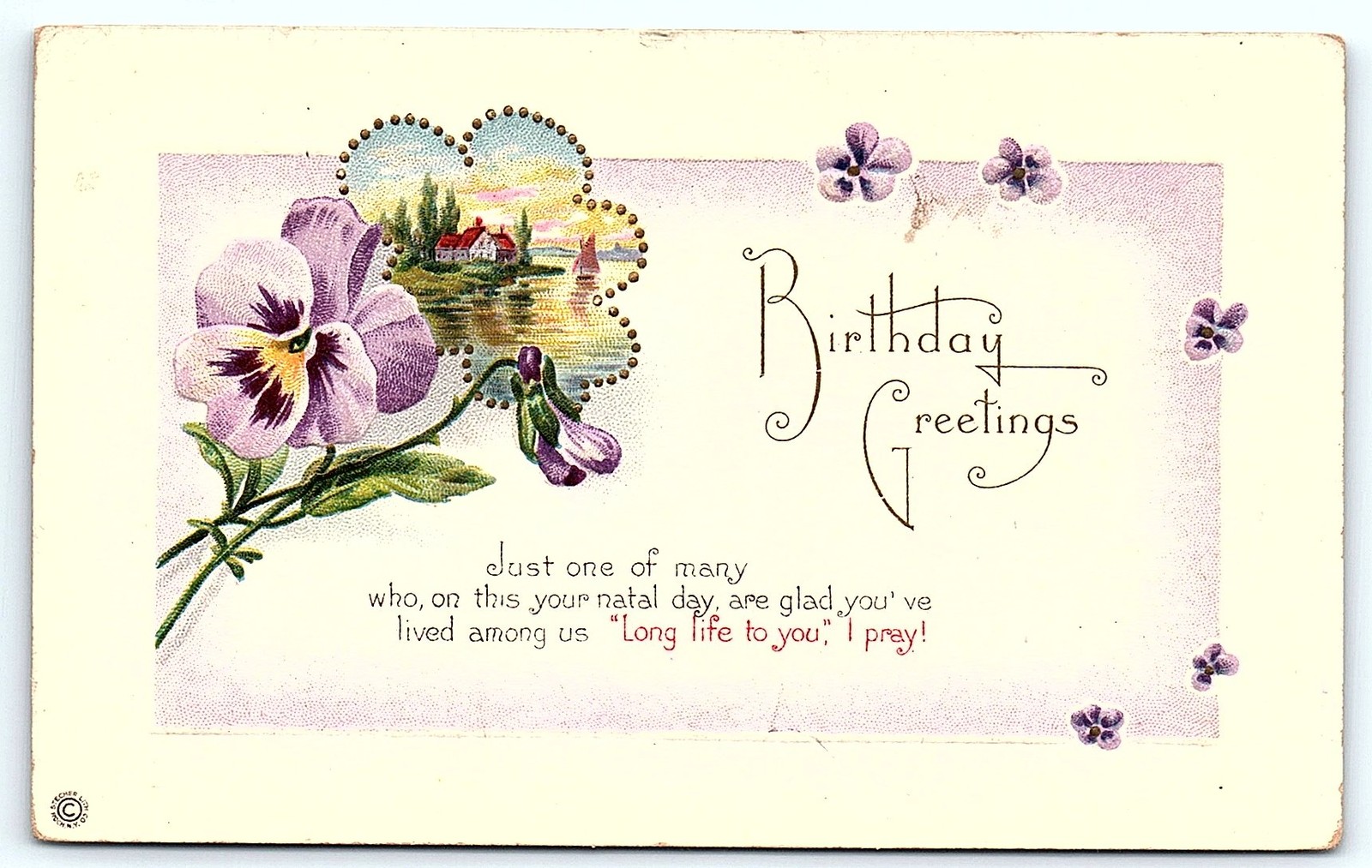 Postcard Birthday postcard Postcard Birthday postcard
