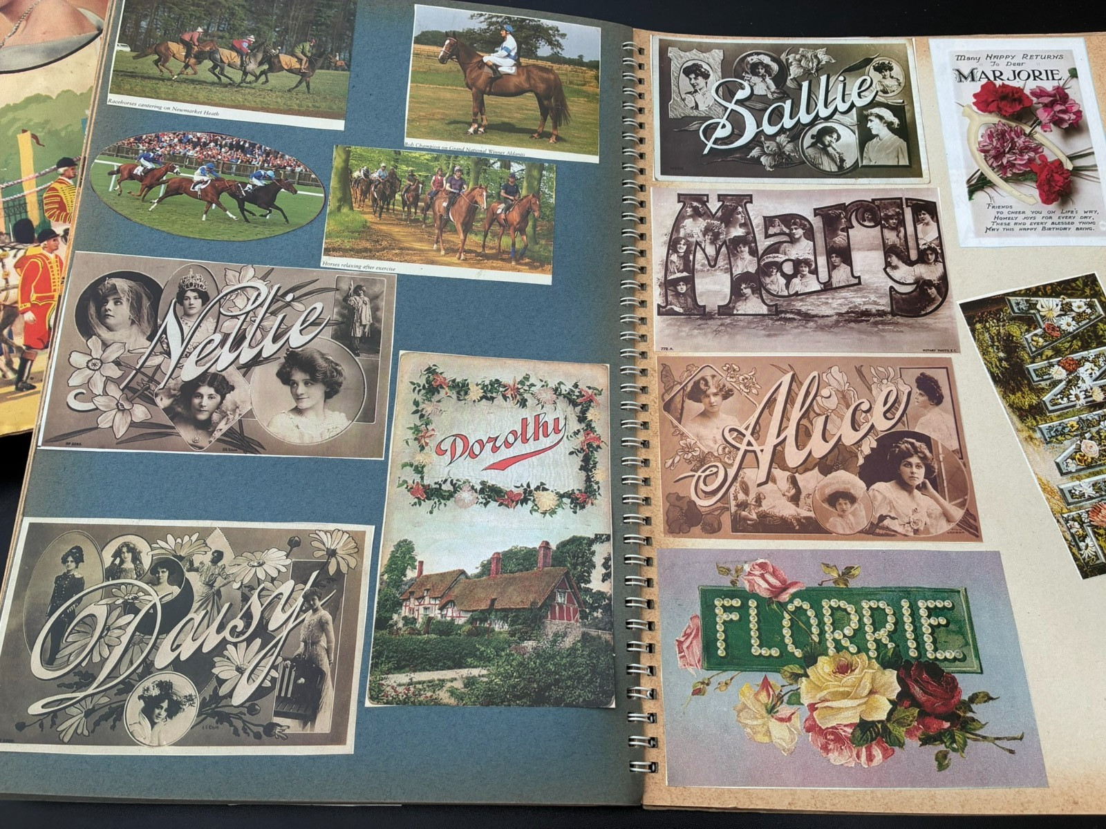 Vintage filled Scrapbook various pictures 1930s - 1950s Silver Jubilee Memories Vintage filled Scrapbook various pictures 1930s - 1950s Silver Jubilee Memories