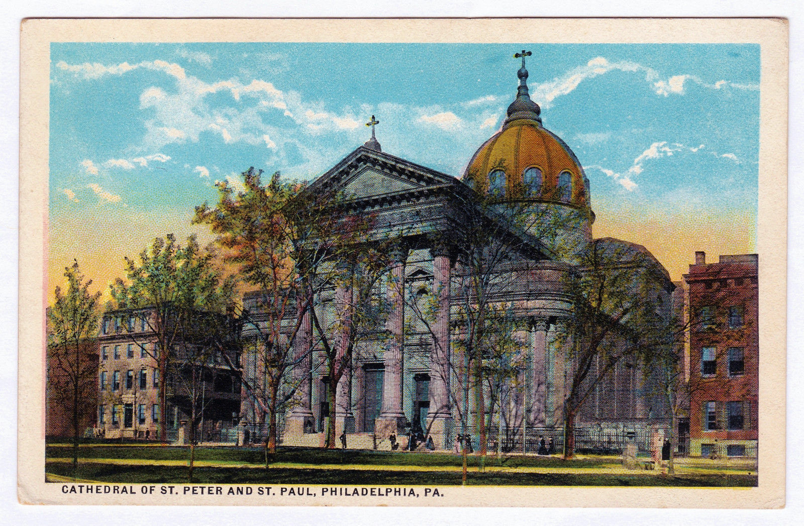 1915 Philadelphia PA Postcard Cathedral of St. Peter Saint Paul 18th & Race/Vine 1915 Philadelphia PA Postcard Cathedral of St. Peter Saint Paul 18th & Race/Vine