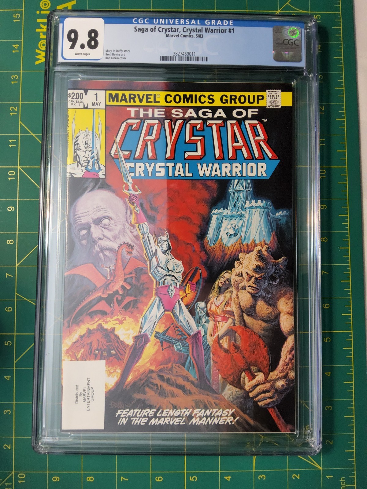 The Saga Of Crystar, The Crystal Warrior 1 CGC 9.8 The Saga Of Crystar, The Crystal Warrior 1 CGC 9.8