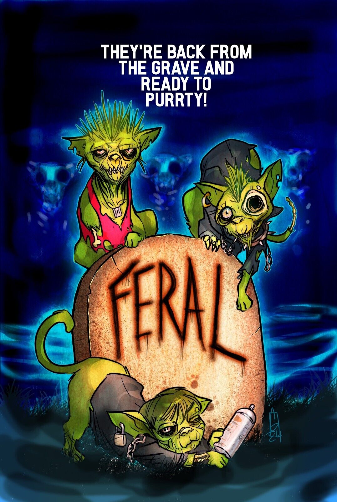 Feral #1 - Store Exclusive Ltd to 500 Copies - Return Of The Living Dead