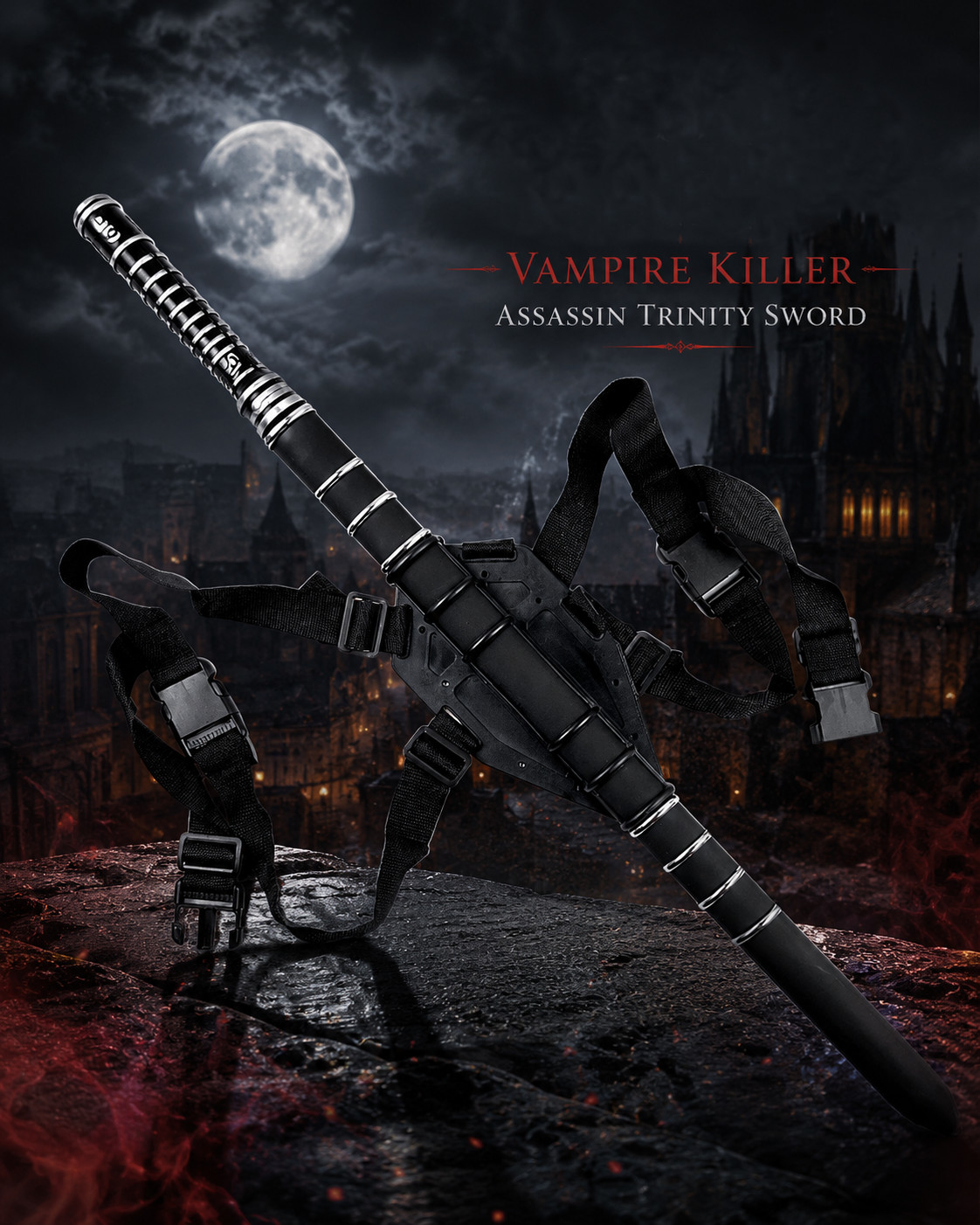 Day Walker Vampire Killer Assassin Trinity Sword Blade For Cosplay,Props,Shows