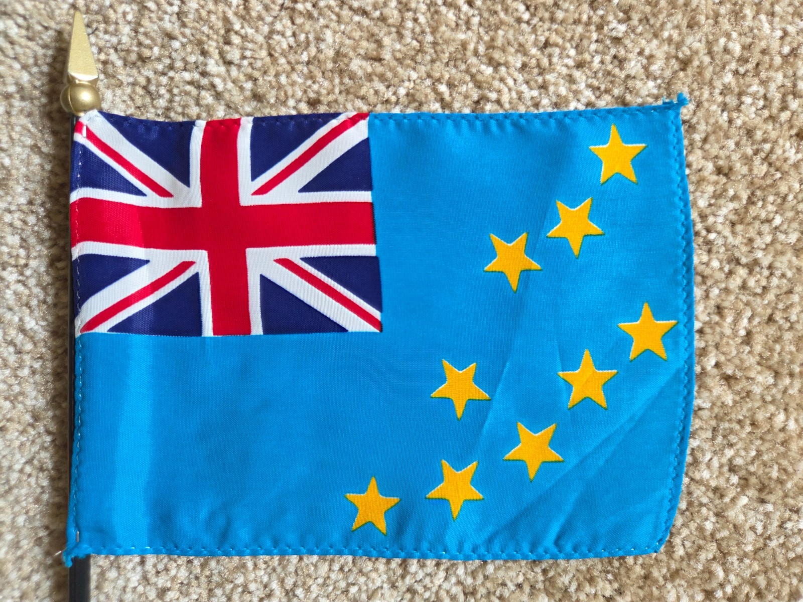 TUVALU FORMER FLAG 1978-1995 NEW OLD STOCK ORIGINAL VINTAGE FLAG