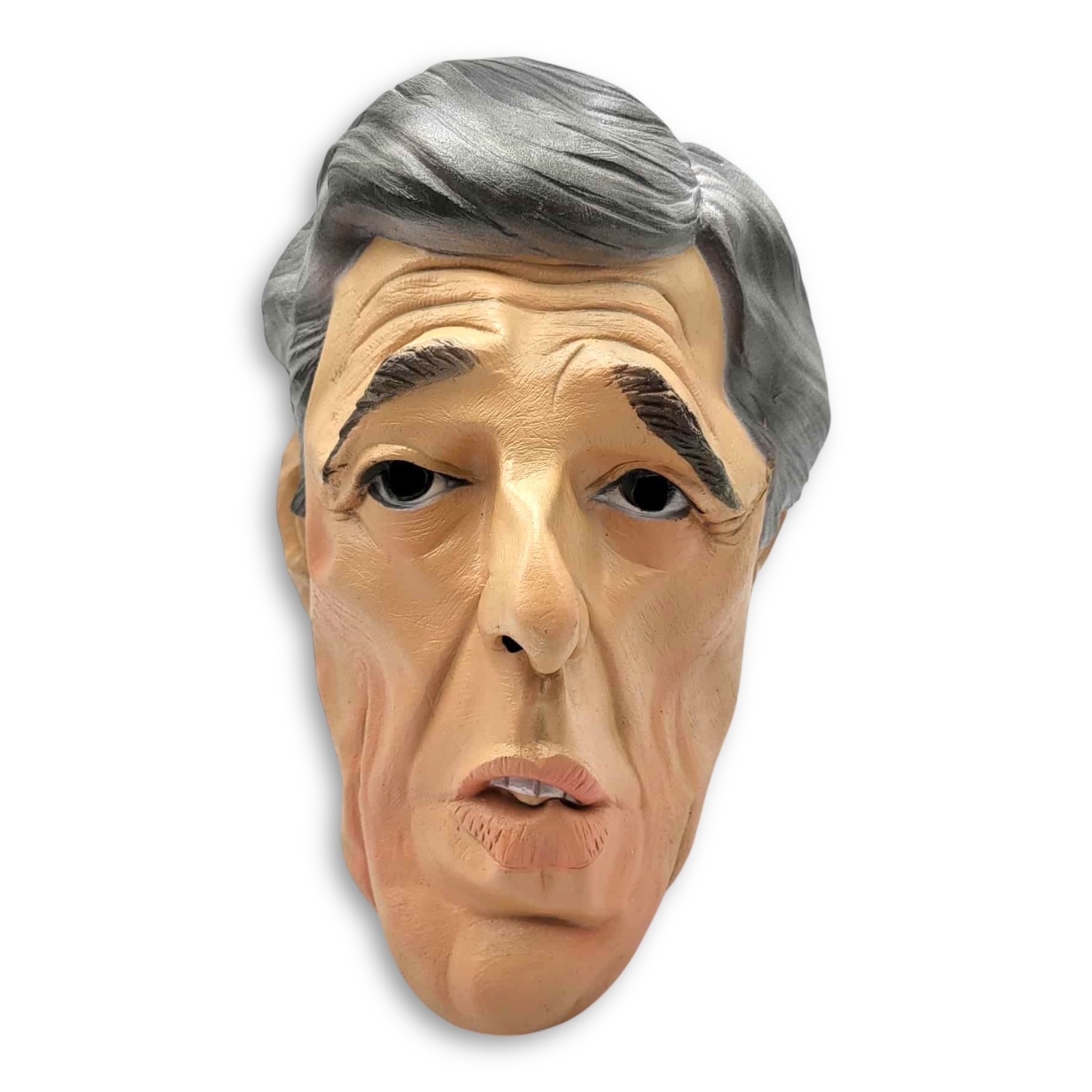 Vintage John Kerry Political Full Face Adult Halloween Mask Cesar 2003 Vintage John Kerry Political Full Face Adult Halloween Mask Cesar 2003