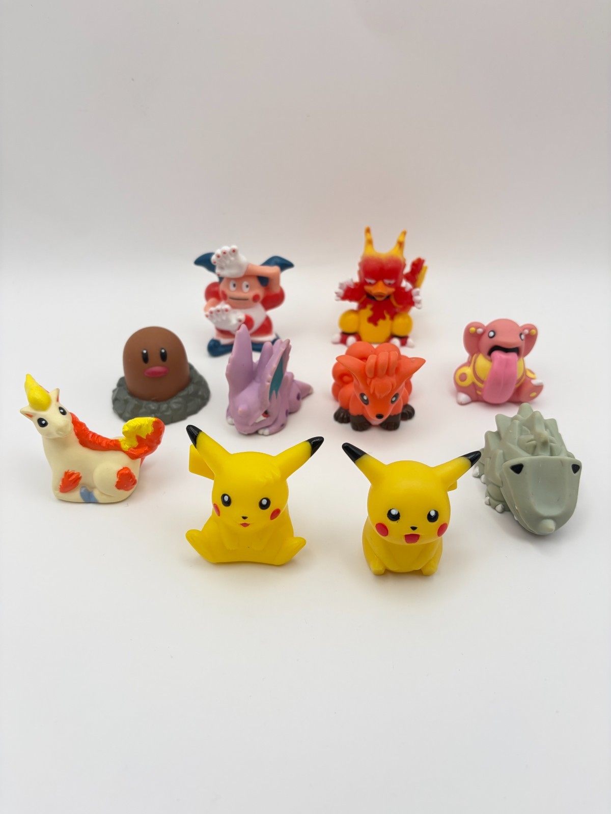 Vintage 1996–99 Pokémon Bandai Vinyl Finger Puppet Figures – Pikachu, Vulpix etc Vintage 1996–99 Pokémon Bandai Vinyl Finger Puppet Figures – Pikachu, Vulpix etc