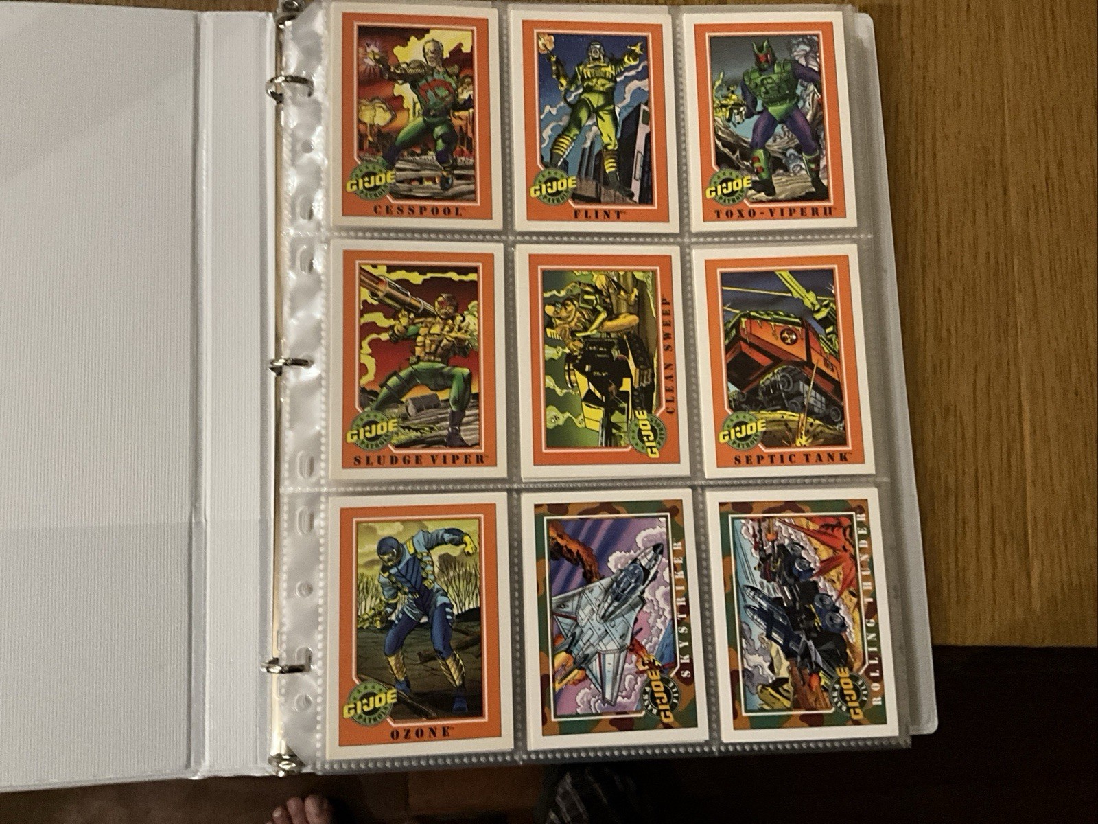 GI Joe 1991 Impel complete card set Ships In Binder