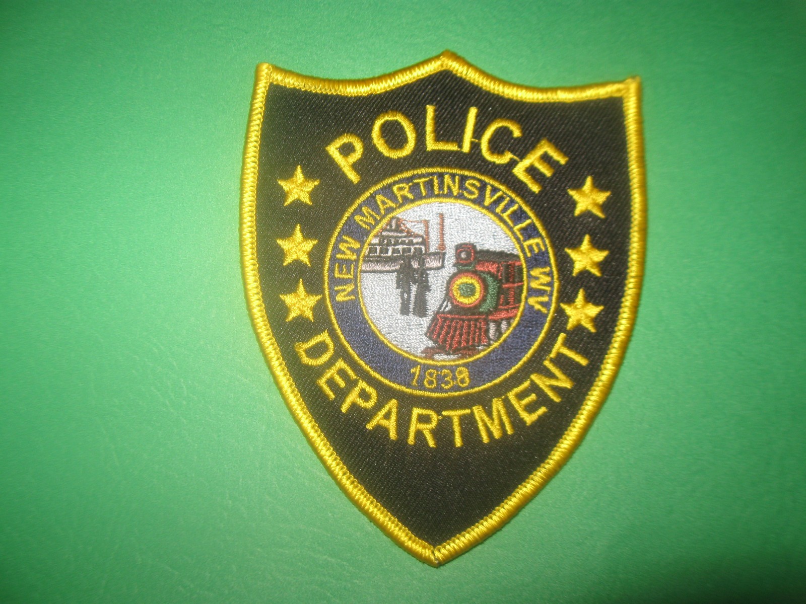 NEW MARTINSVILLE WEST VIRGINIA POLICE PATCH (WITH TRAIN) NEW MARTINSVILLE WEST VIRGINIA POLICE PATCH (WITH TRAIN)