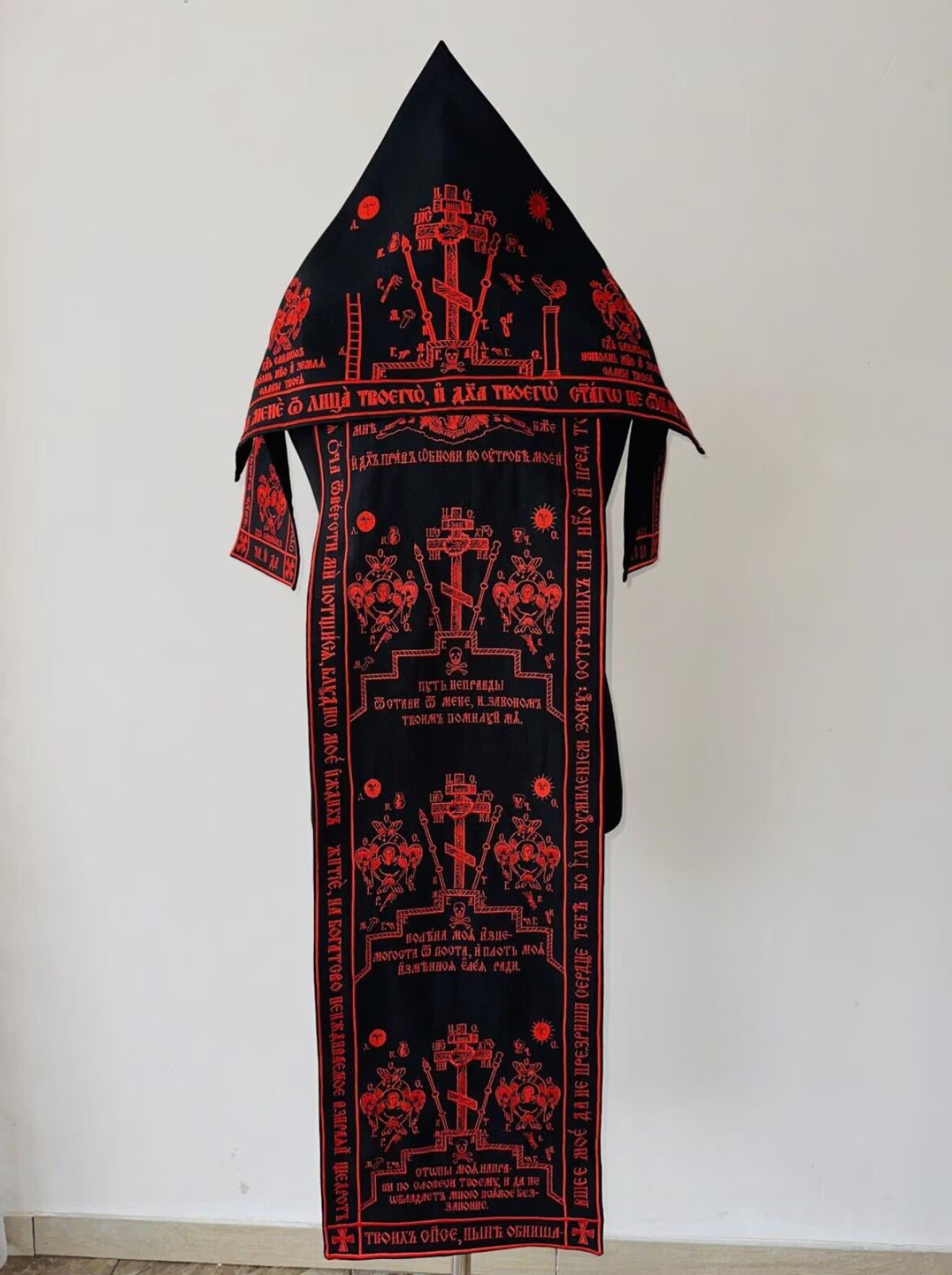 Great Schema of an Orthodox Monk with Hood – Embroidered Monastic Habit