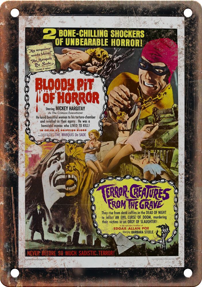 Bloody Pit of Horror Movie Poster 12 Bloody Pit of Horror Movie Poster 12